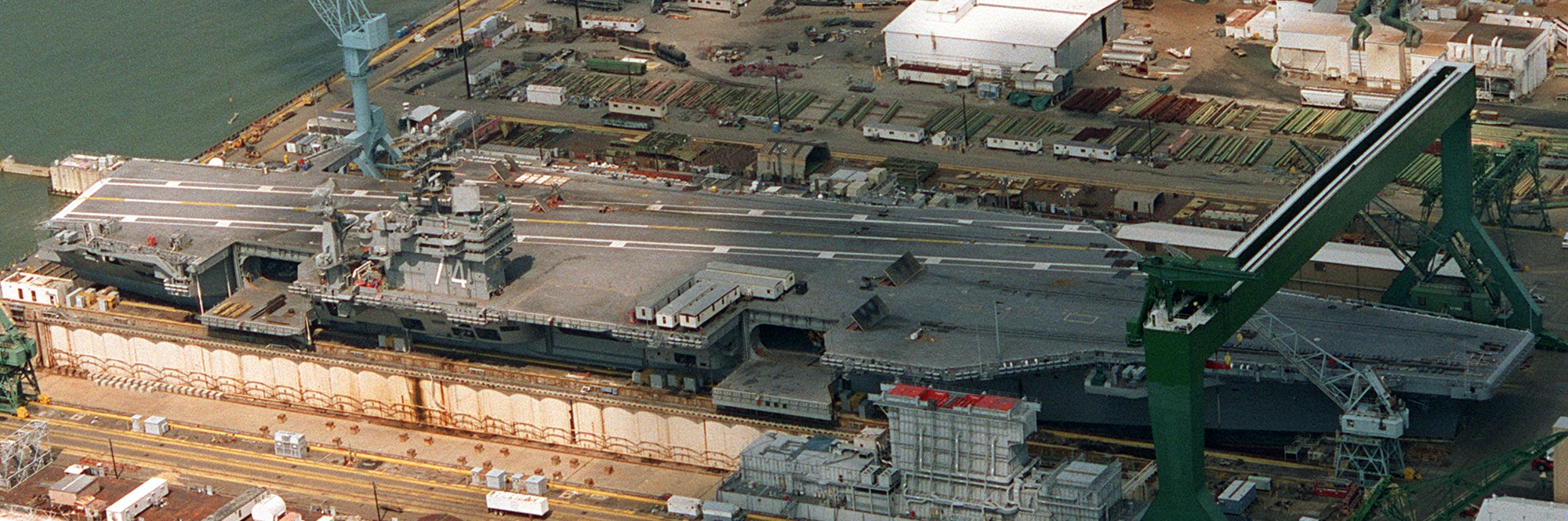 uss john c. stennis cvn-74 newport news shipbuilding drydock 1996 73
