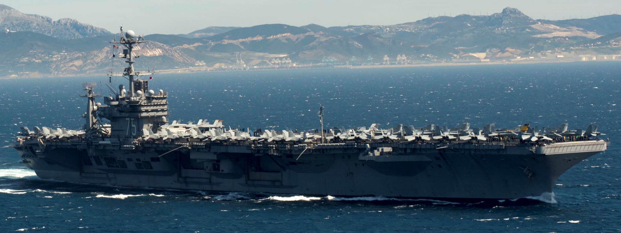 uss harry s. truman cvn-75 cvw-3 gibraltar 2014 45