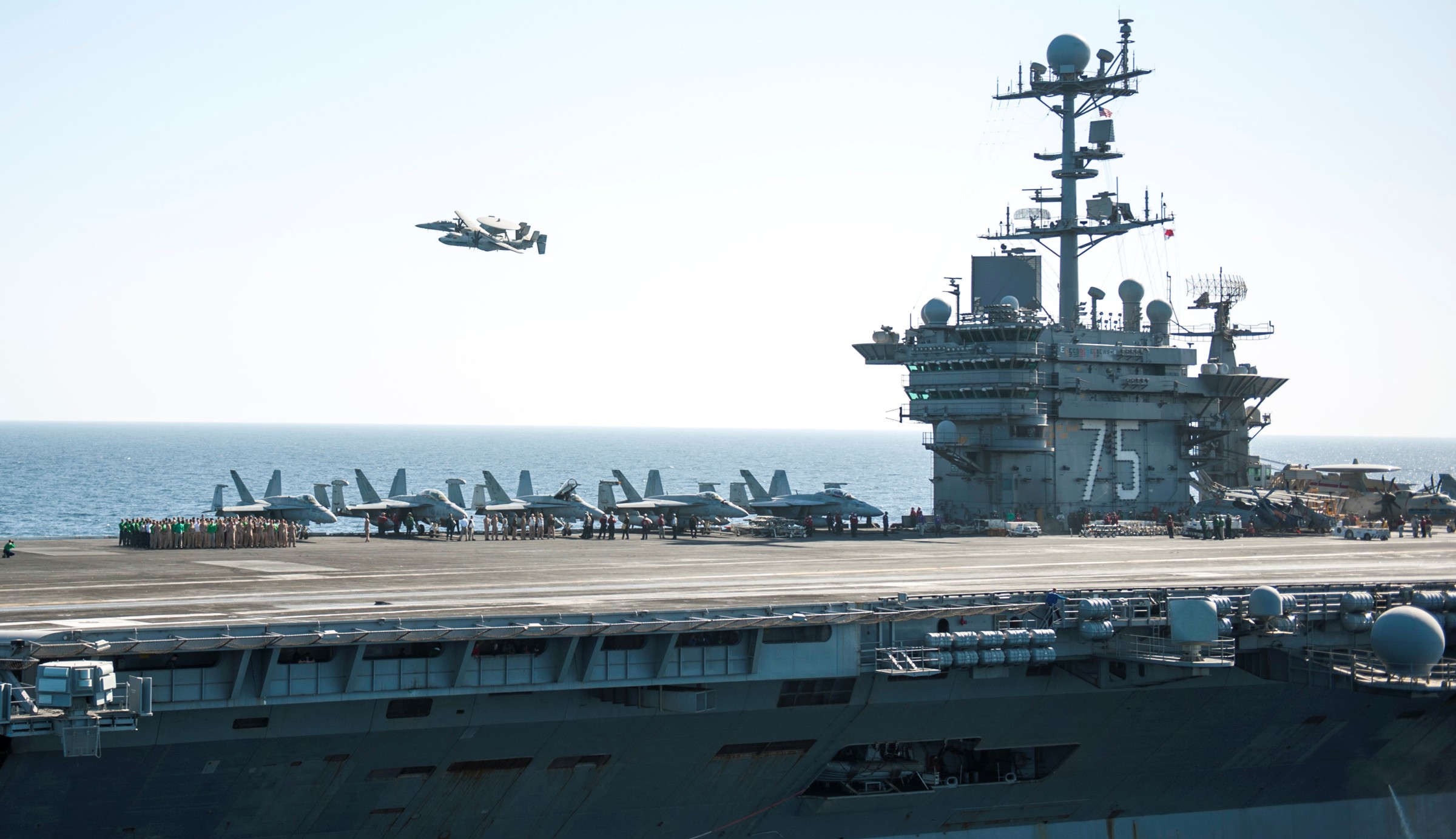 cvn-75 uss harry s. truman aircraft carrier air wing cvw-3 46