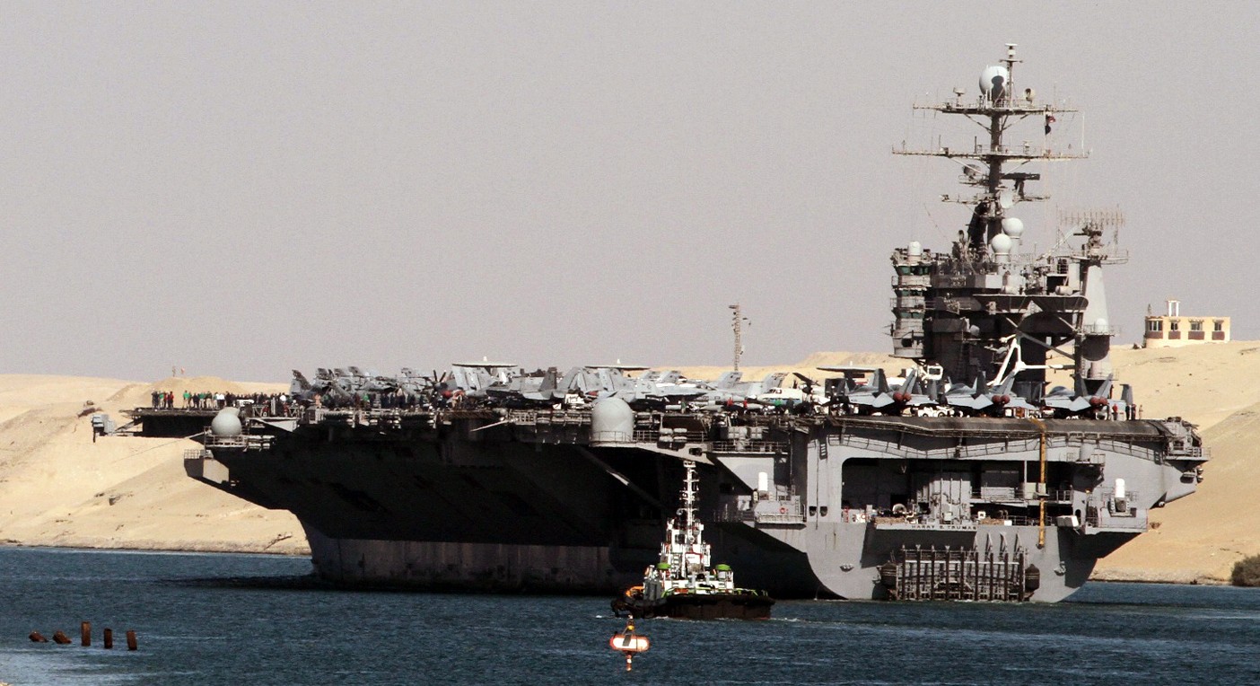 cvn-75 uss harry s. truman nimitz class aircraft carrier air wing cvw-3 suez canal 2010 81