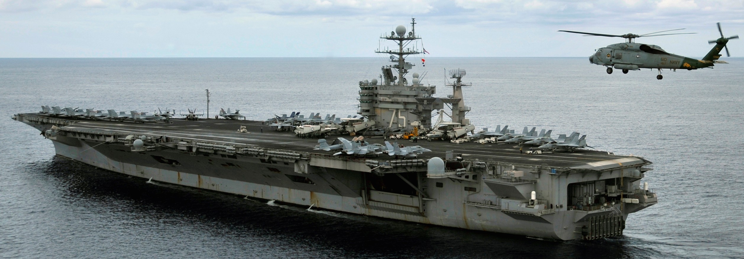 uss harry s. truman cvn-75 aircraft carrier air wing cvw-3 100