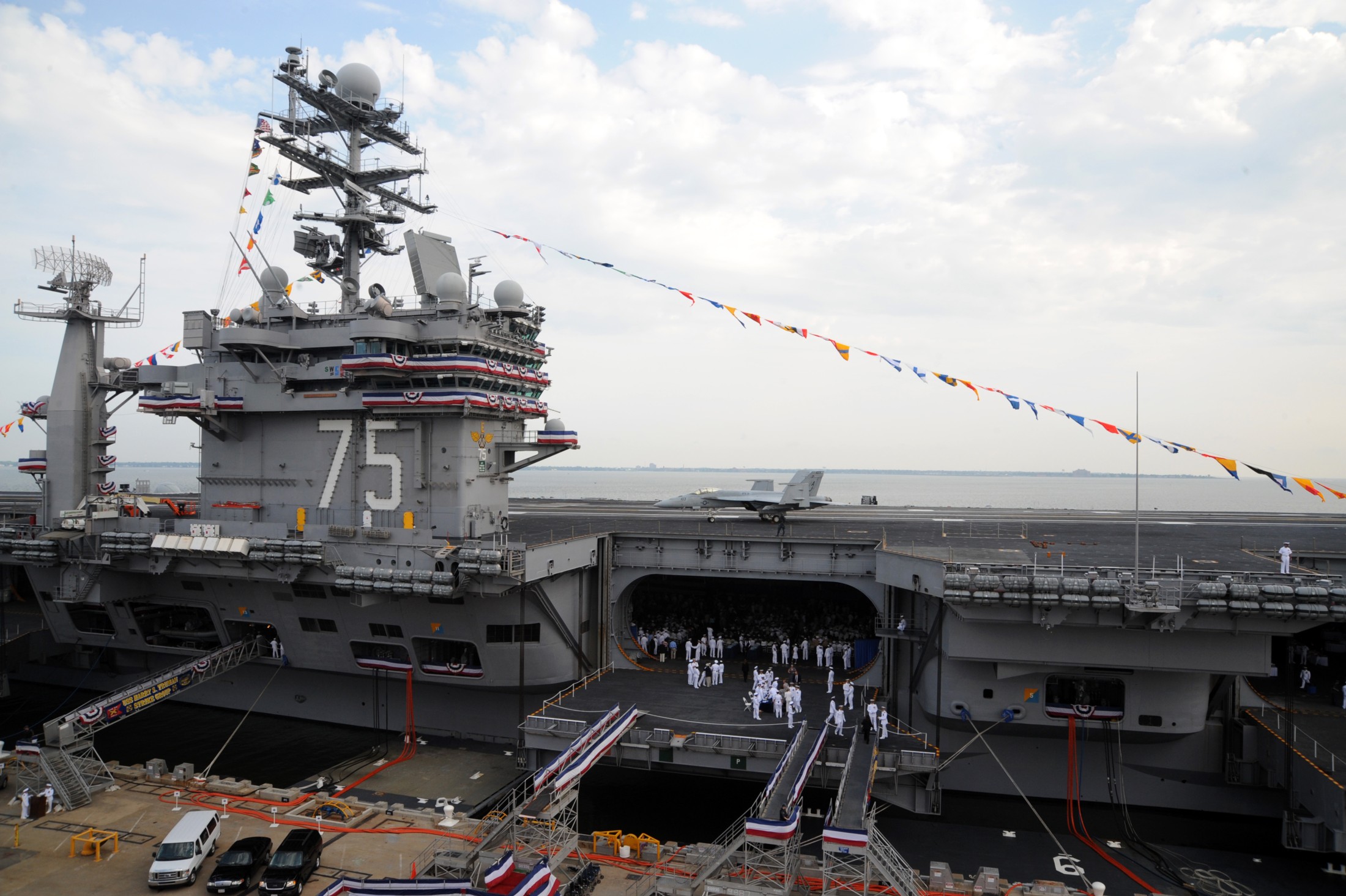 cvn-75 uss harry s. truman nimitz class aircraft carrier norfolk virginia 105