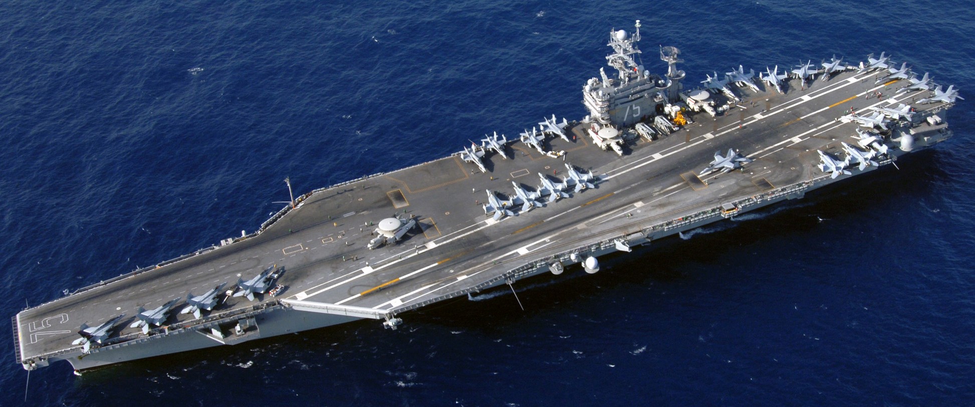 cvn-75 uss harry s. truman nimitz class aircraft carrier air wing cvw-3 atlantic ocean 139