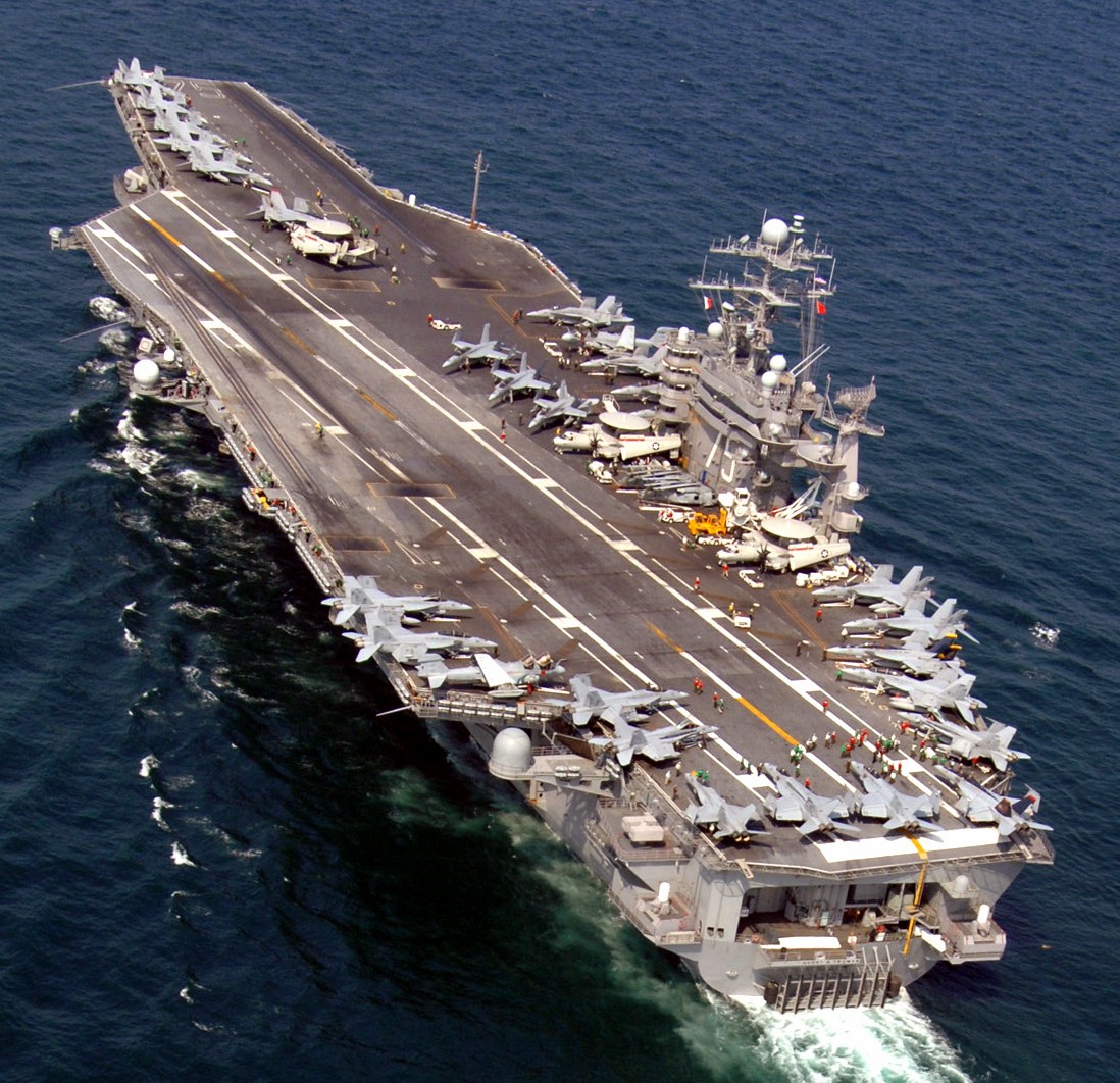 cvn-75 uss harry s. truman nimitz class aircraft carrier air wing cvw-3 142