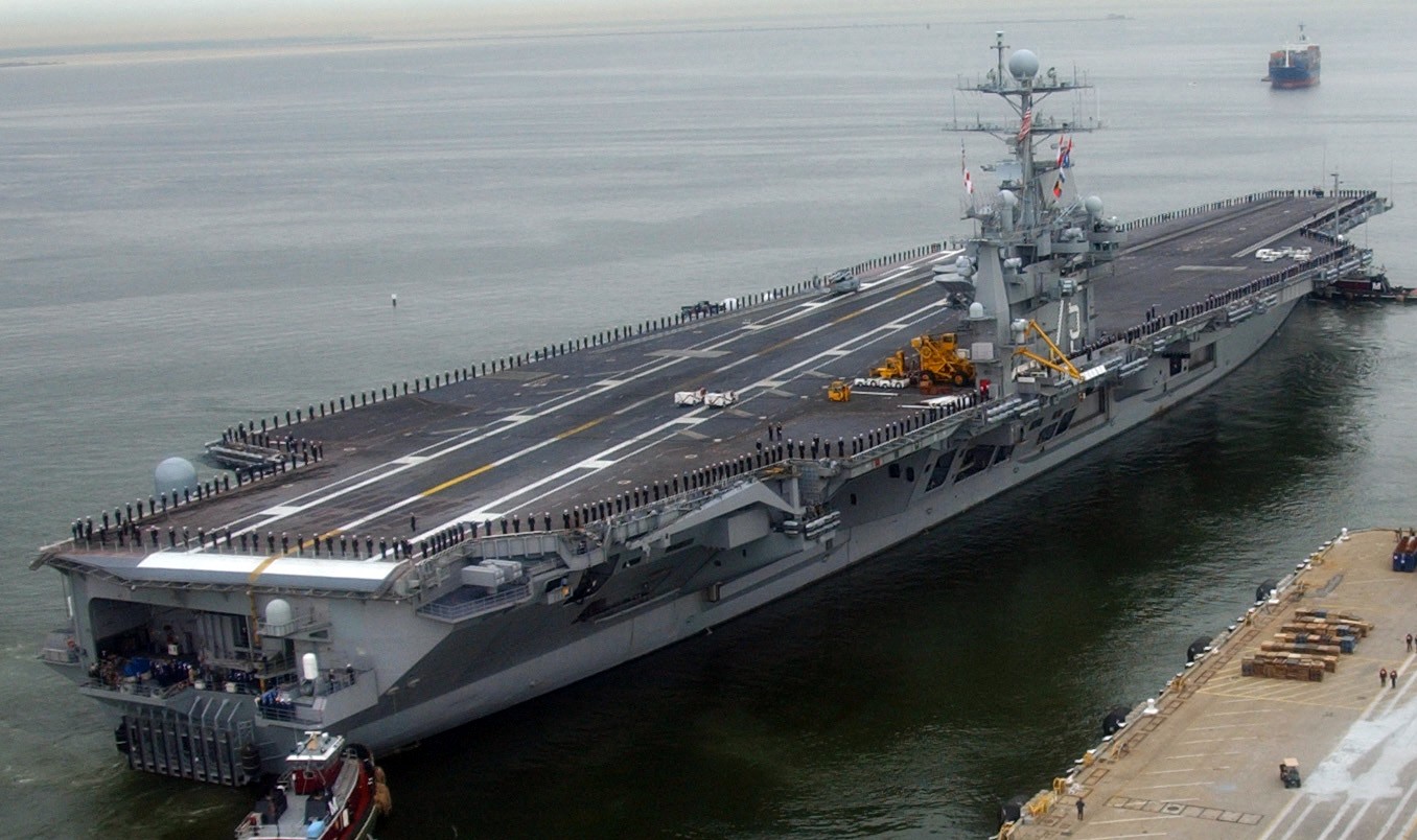 cvn-75 uss harry s. truman nimitz class aircraft carrier norfolk virginia 170