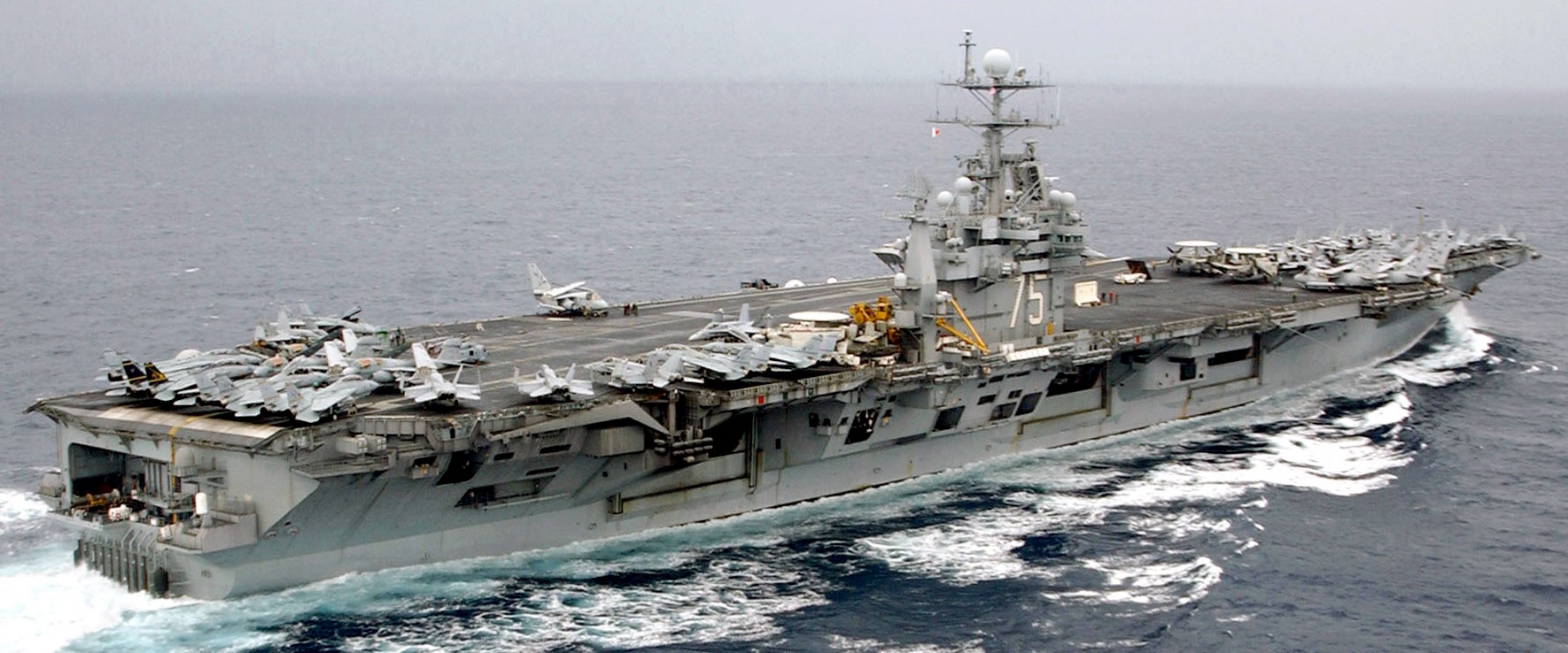 cvn-75 uss harry s. truman nimitz class aircraft carrier air wing cvw-3 202 mediterranean sea