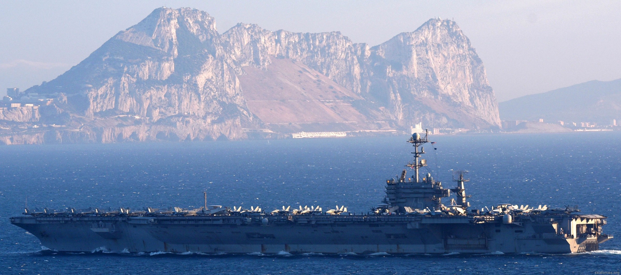 uss harry s. truman cvn-75 aircraft carrier air wing cvw-1 07 gibraltar