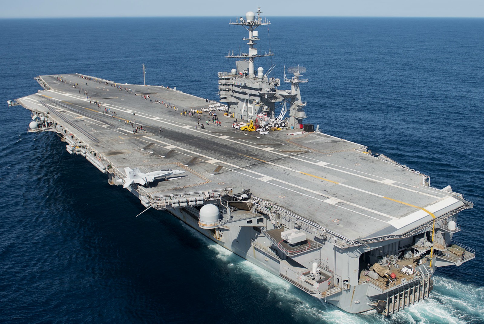 cvn-75 uss harry s. truman nimitz class aircraft carrier 38