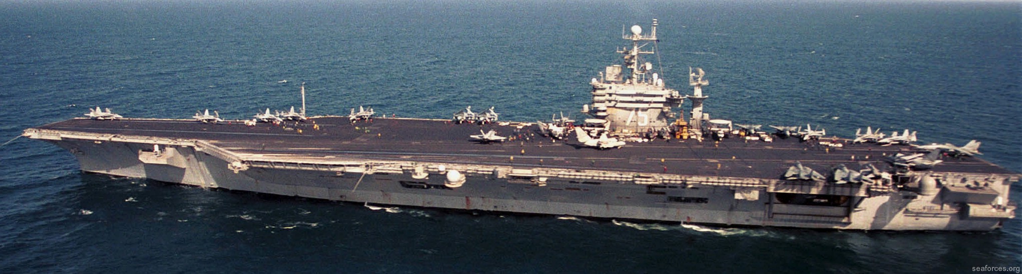 uss harry s. truman cvn-75 aircraft carrier 50 operation southern watch