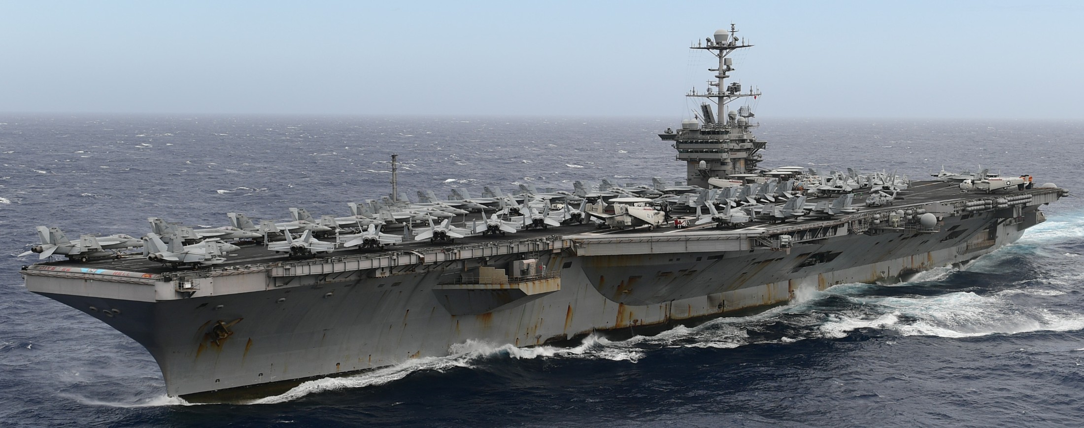 cvn-75 uss harry s. truman nimitz class aircraft carrier air wing cvw-1 70