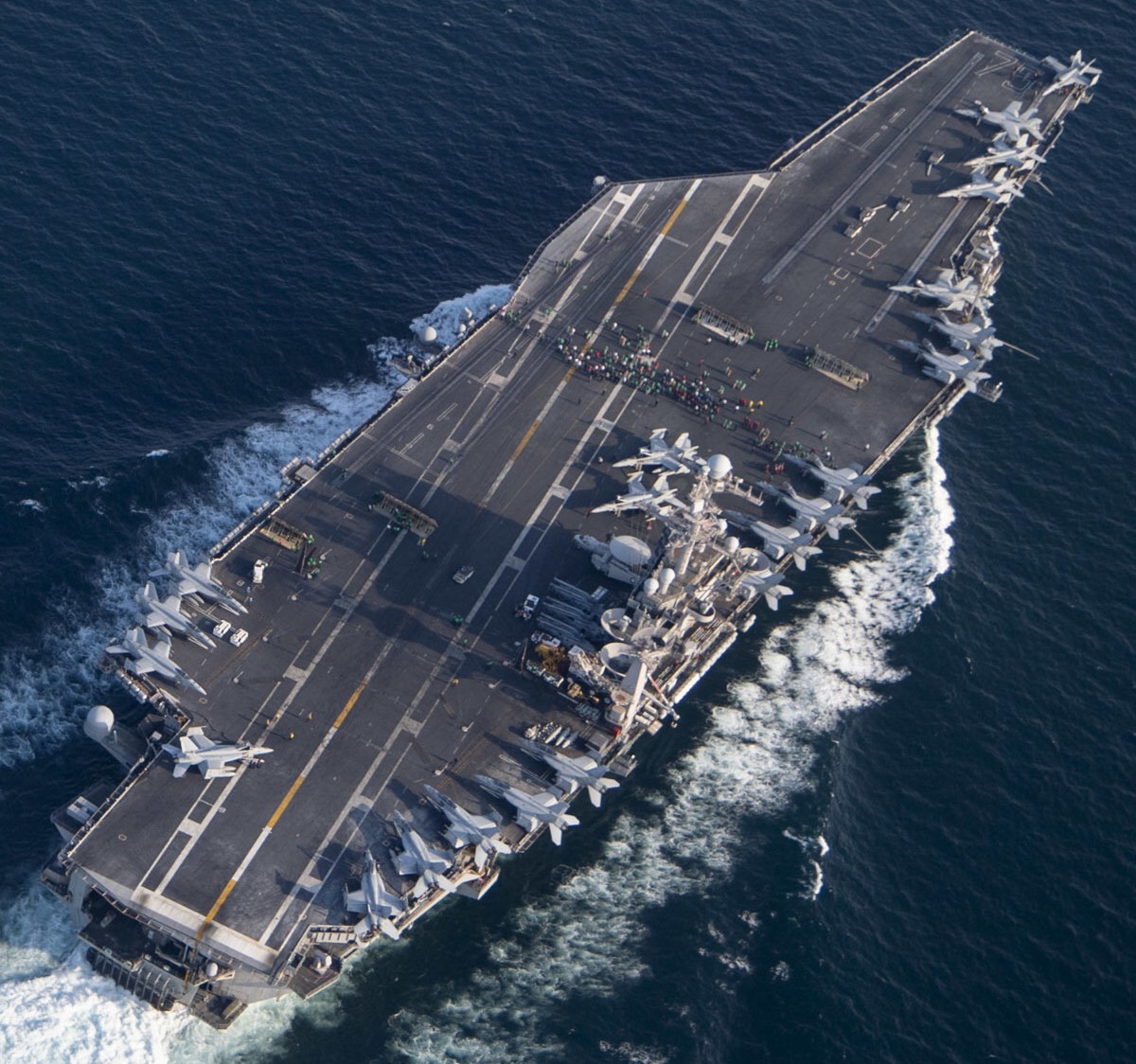 cvn-75 uss harry s. truman nimitz class aircraft carrier air wing cvw-1 arabian sea 81