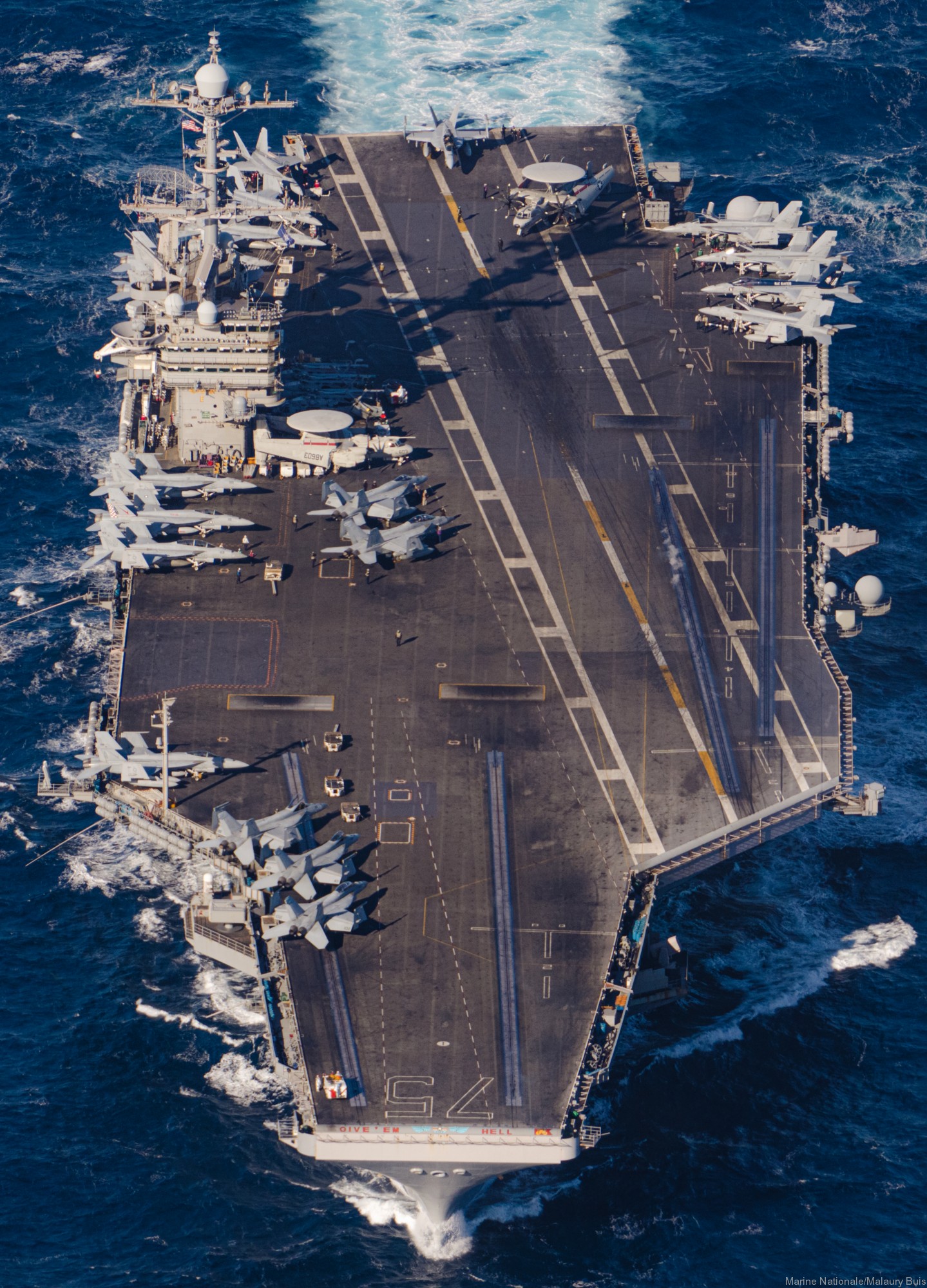 cvn-75 uss harry s. truman nimitz class aircraft carrier air wing cvw-1 nato exercise neptune strike 2022 102