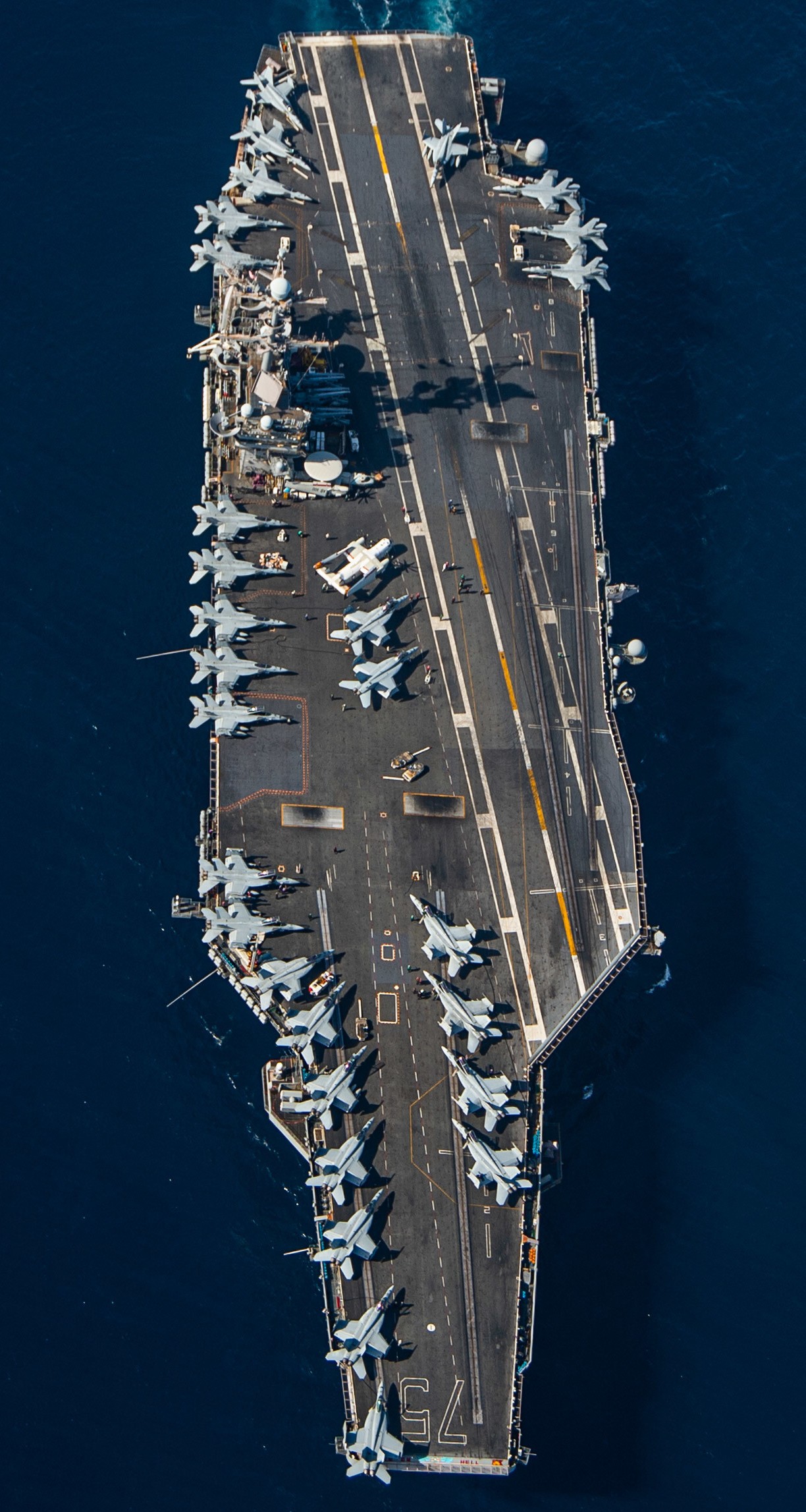 cvn-75 uss harry s. truman nimitz class aircraft carrier air wing cvw-1 neptune strike 22 103