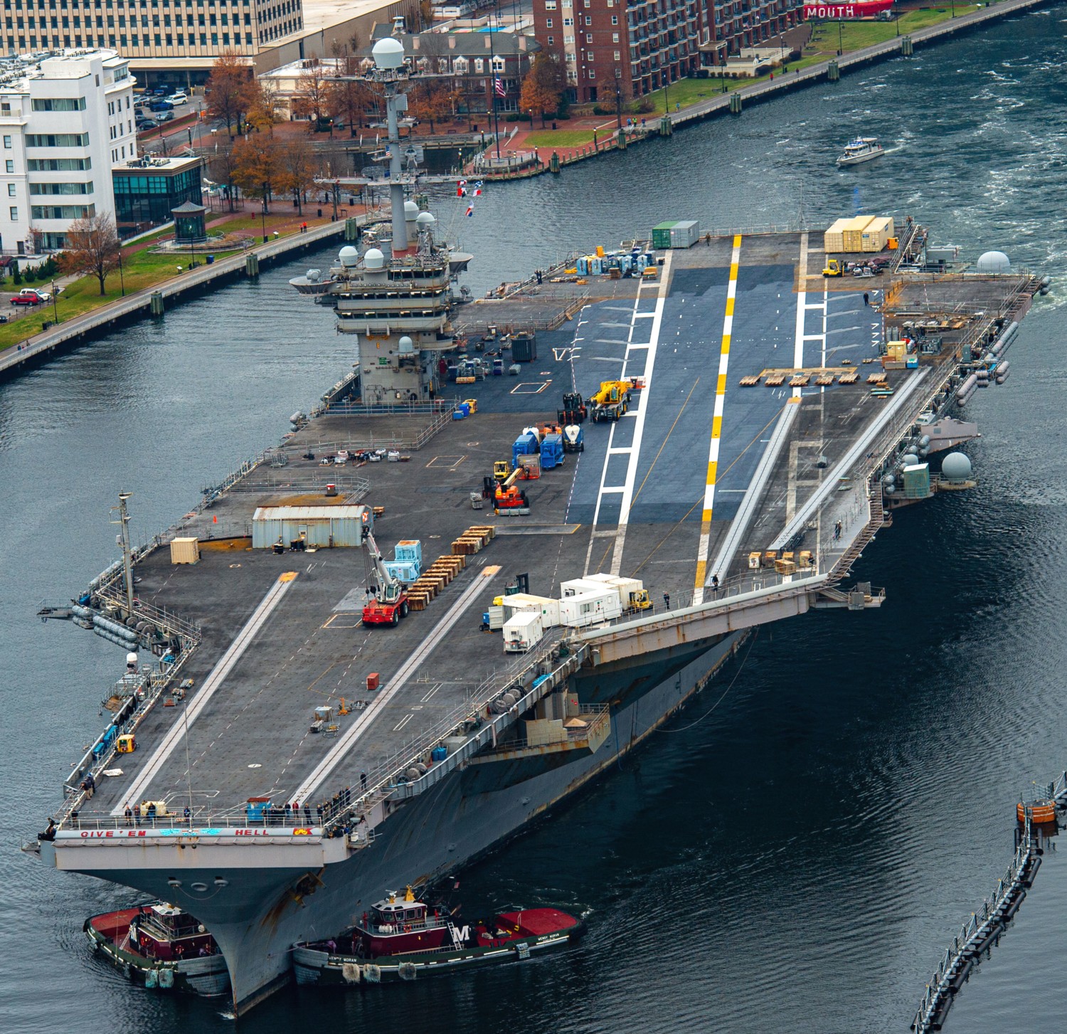 cvn-75 uss harry s. truman aircraft carrier norfolk naval shipyard planned incremental availability pia 2023 126