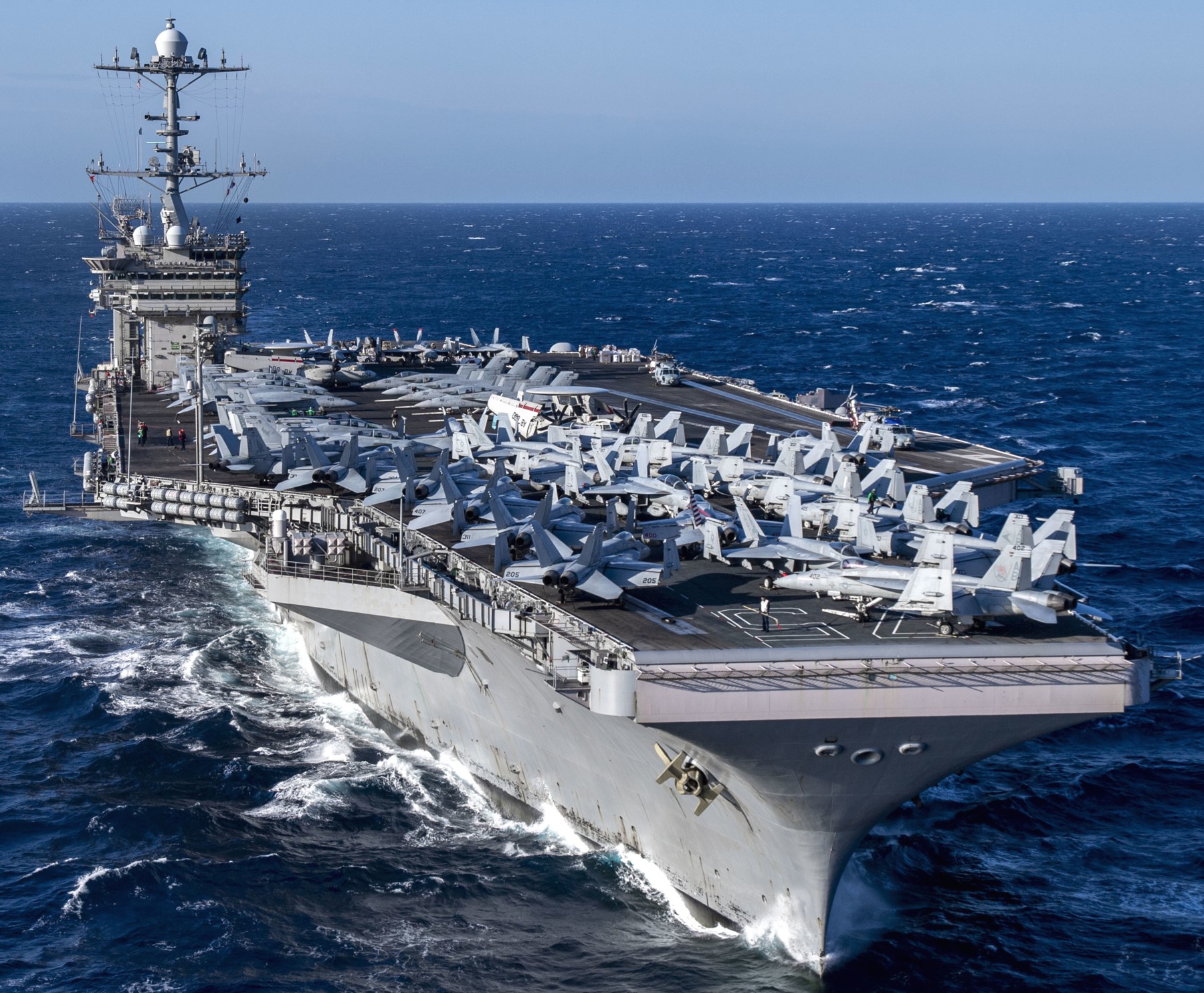 cvn-75 uss harry s. truman aircraft carrier air wing cvw-1 atlantic 2024 134