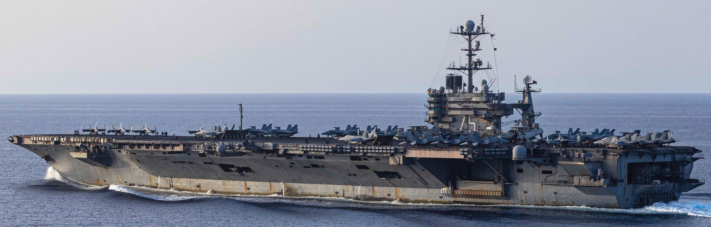 uss harry s. truman cvn-75 aircraft carrier air wing cvw-1 5th fleet aor 2025 154