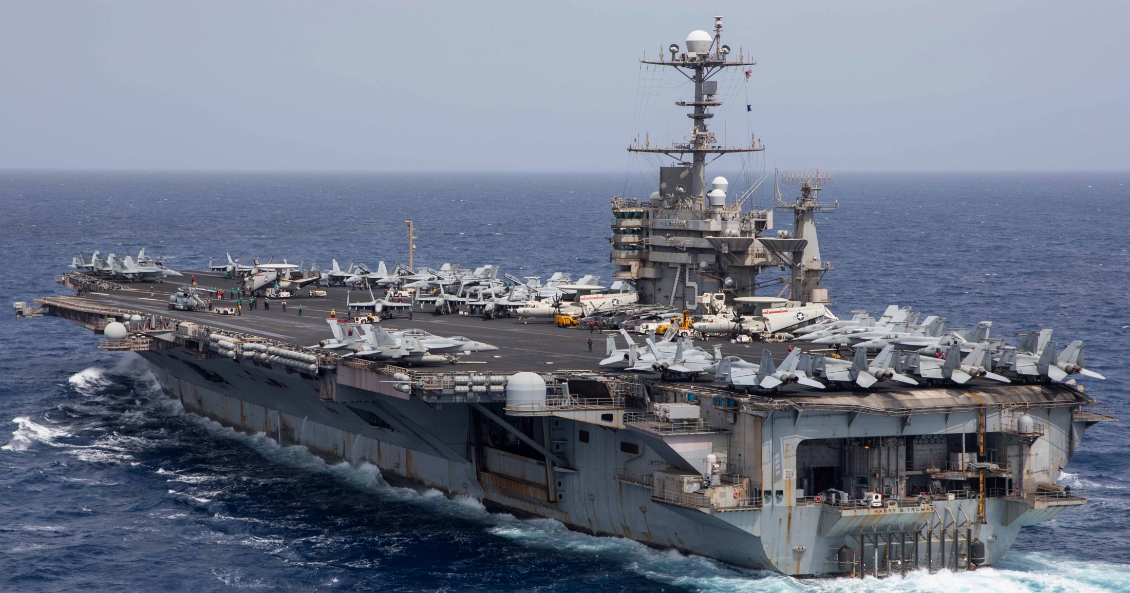 uss harry s. truman cvn-75 aircraft carrier air wing cvw-1 5th fleet aor 2025 157