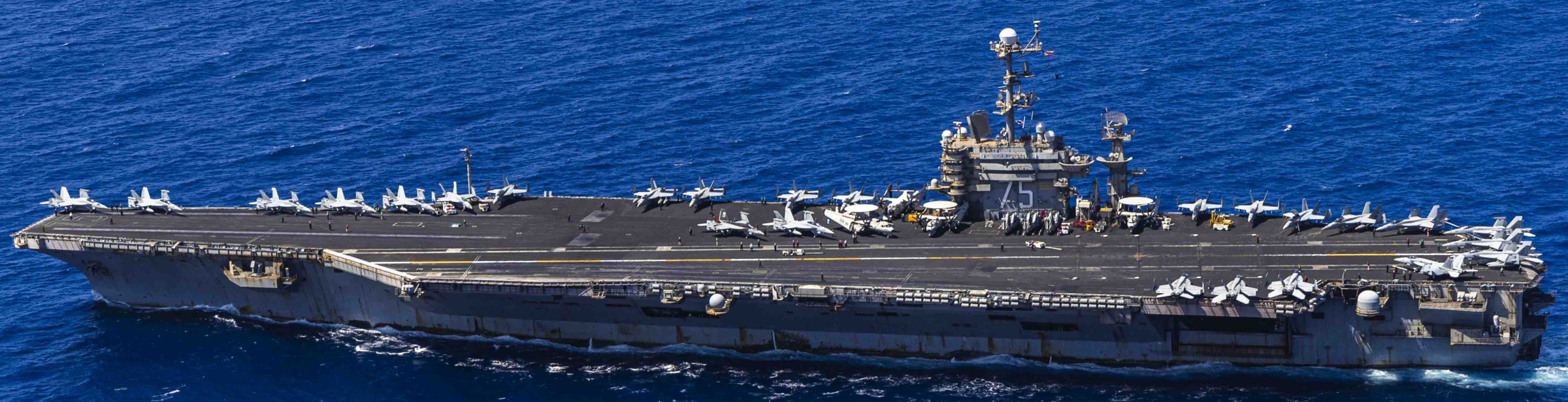 uss harry s. truman cvn-75 aircraft carrier air wing cvw-1 mediterranean sea 2025 158