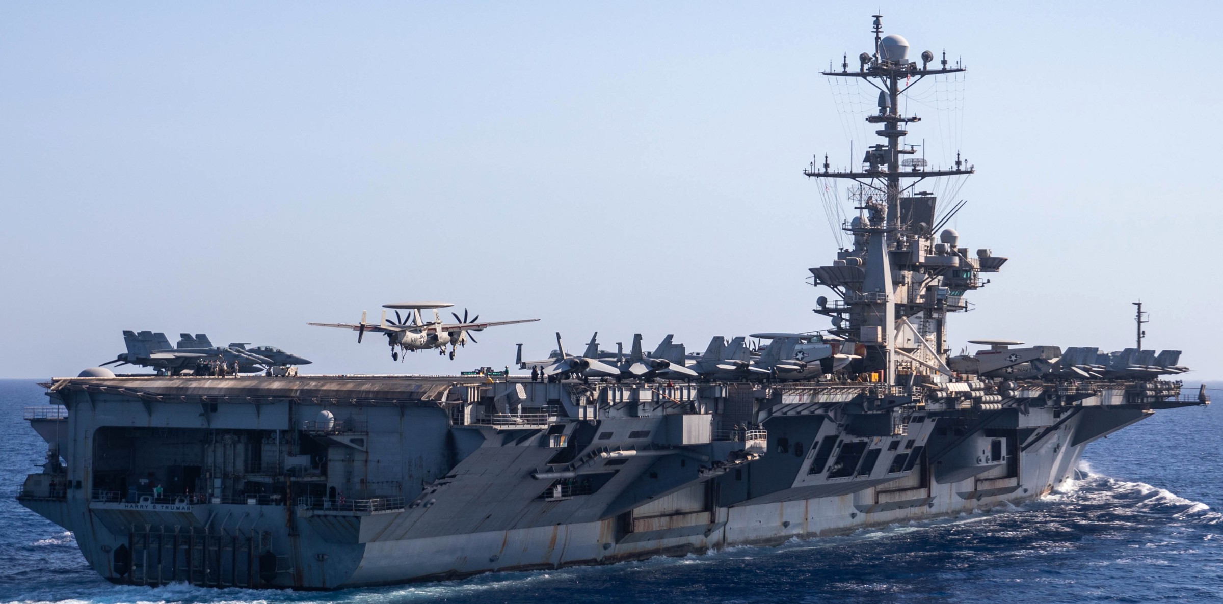 uss harry s. truman cvn-75 aircraft carrier air wing cvw-1 mediterranean sea 159