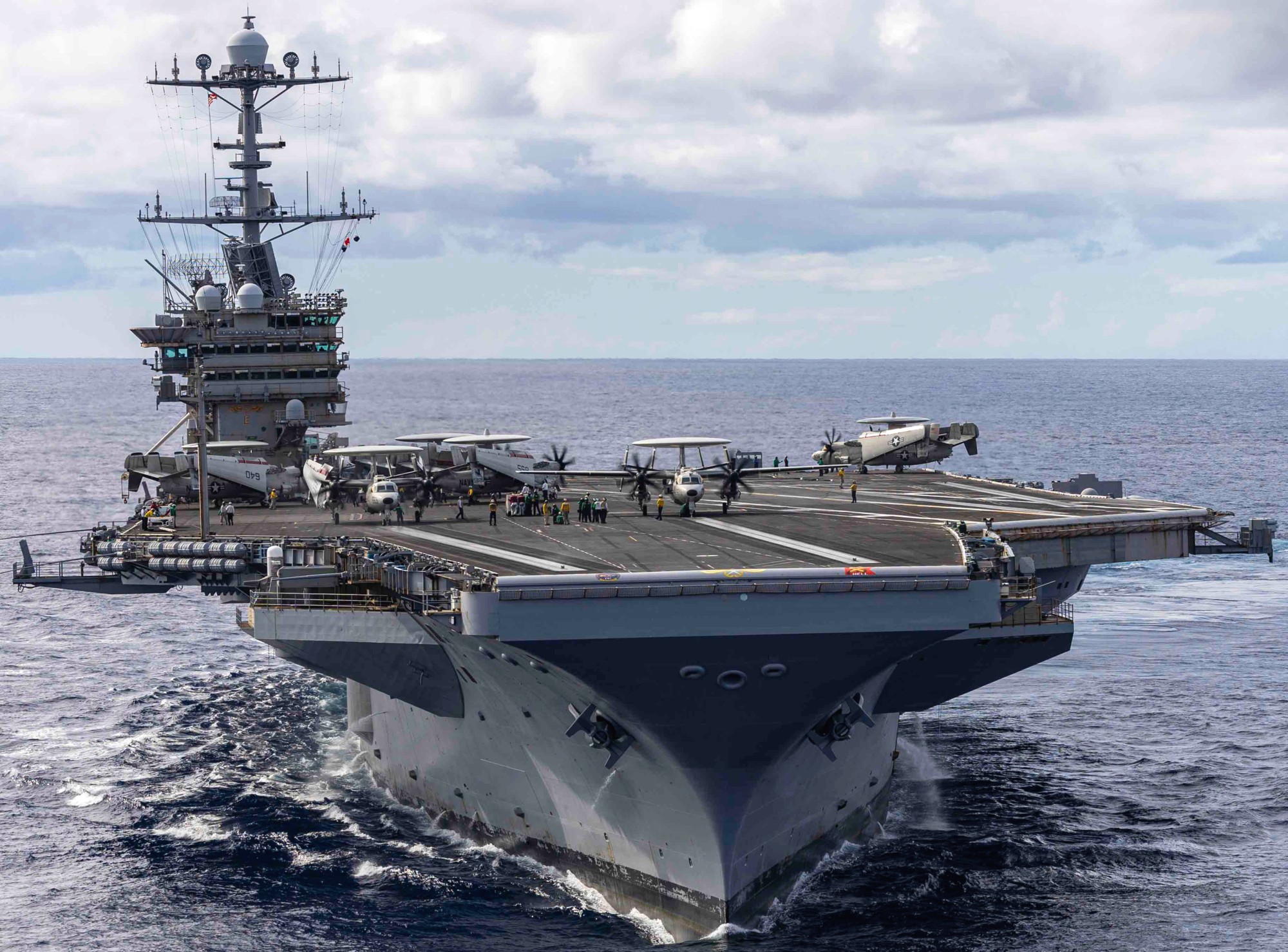 uss harry s. truman cvn-75 aircraft carrier qualifications e-2d hawkeye vaw-120 2025 169