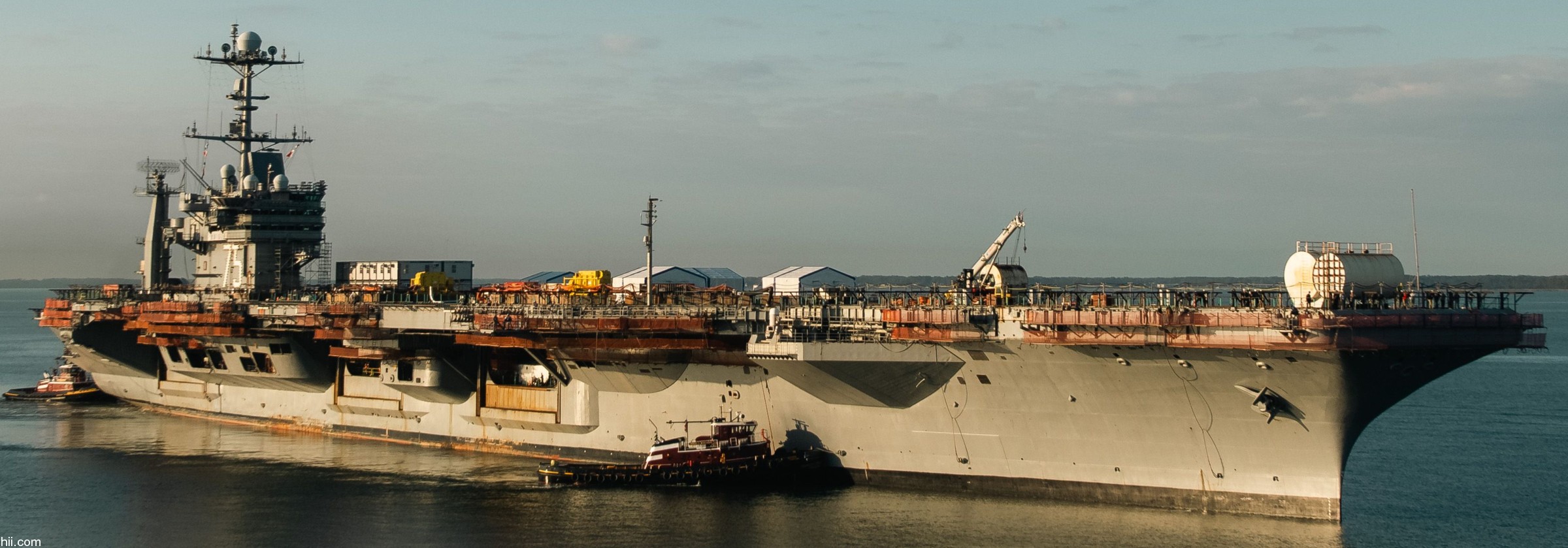 uss harry s. truman cvn-75 aircraft carrier refuel complex overhaul rcoh hii newport news 2026 171