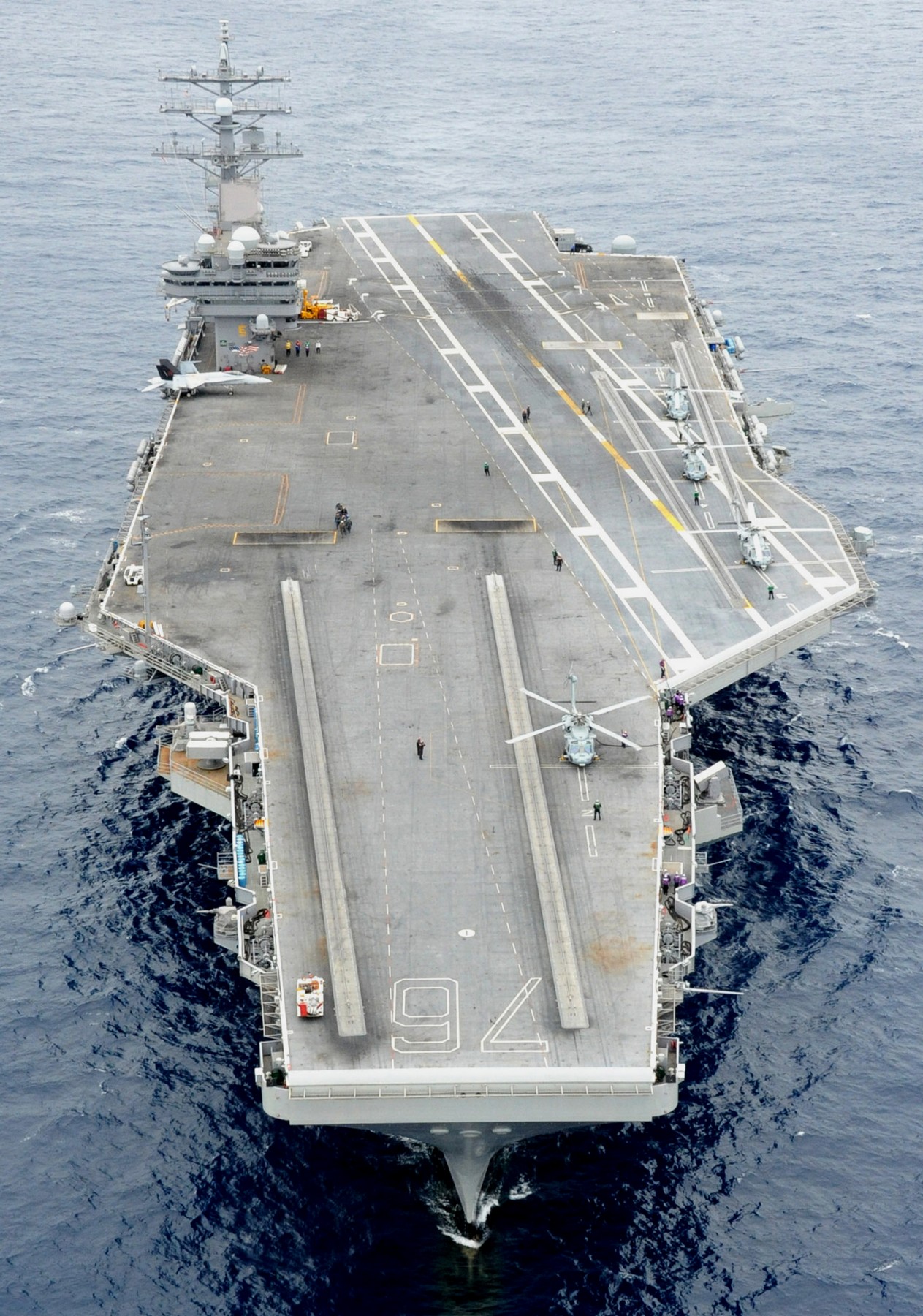 cvn-76 uss ronald reagan nimitz class aircraft carrier 46