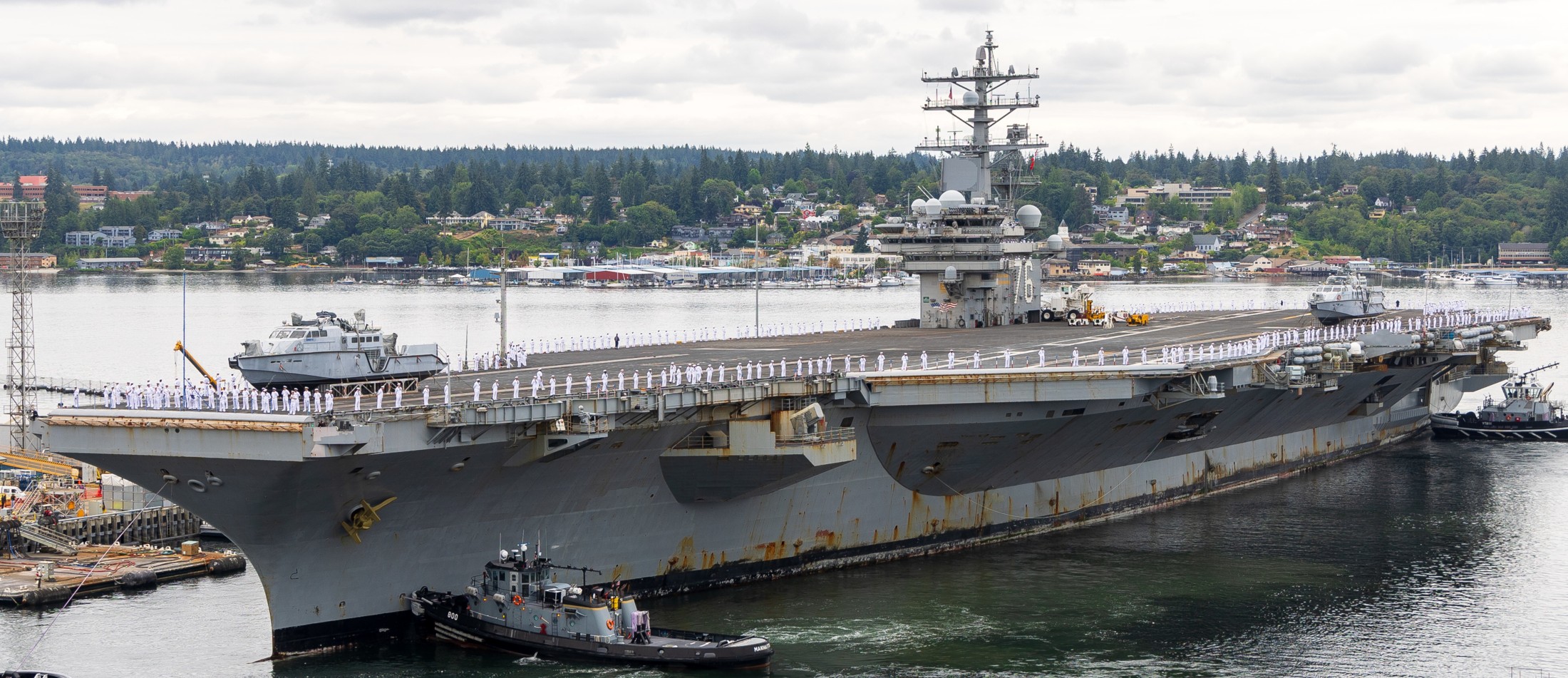 uss ronald reagan cvn-76 arriving naval base kitsap bremerton washington 2024 242