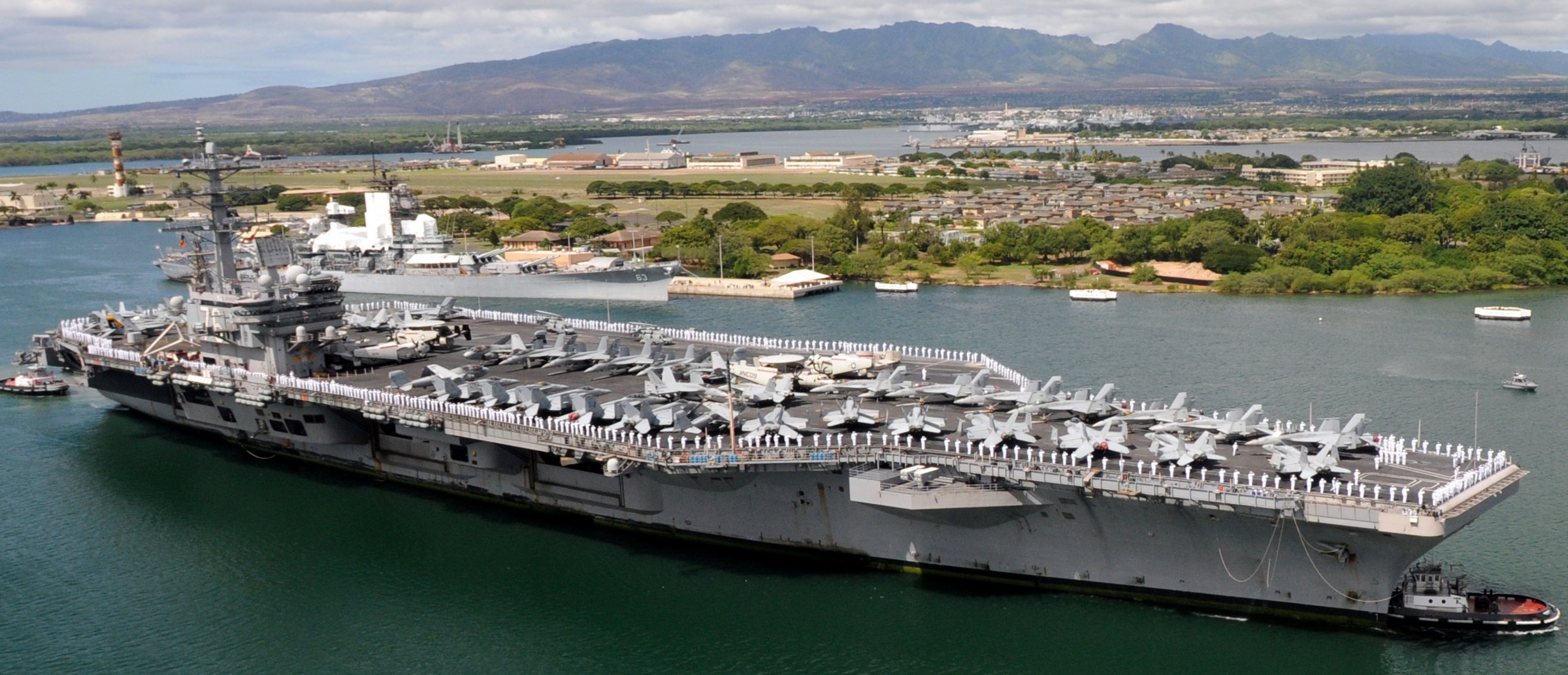 cvn-76 uss ronald reagan aircraft carrier cvw-14 2009 42 pearl harbor hawaii