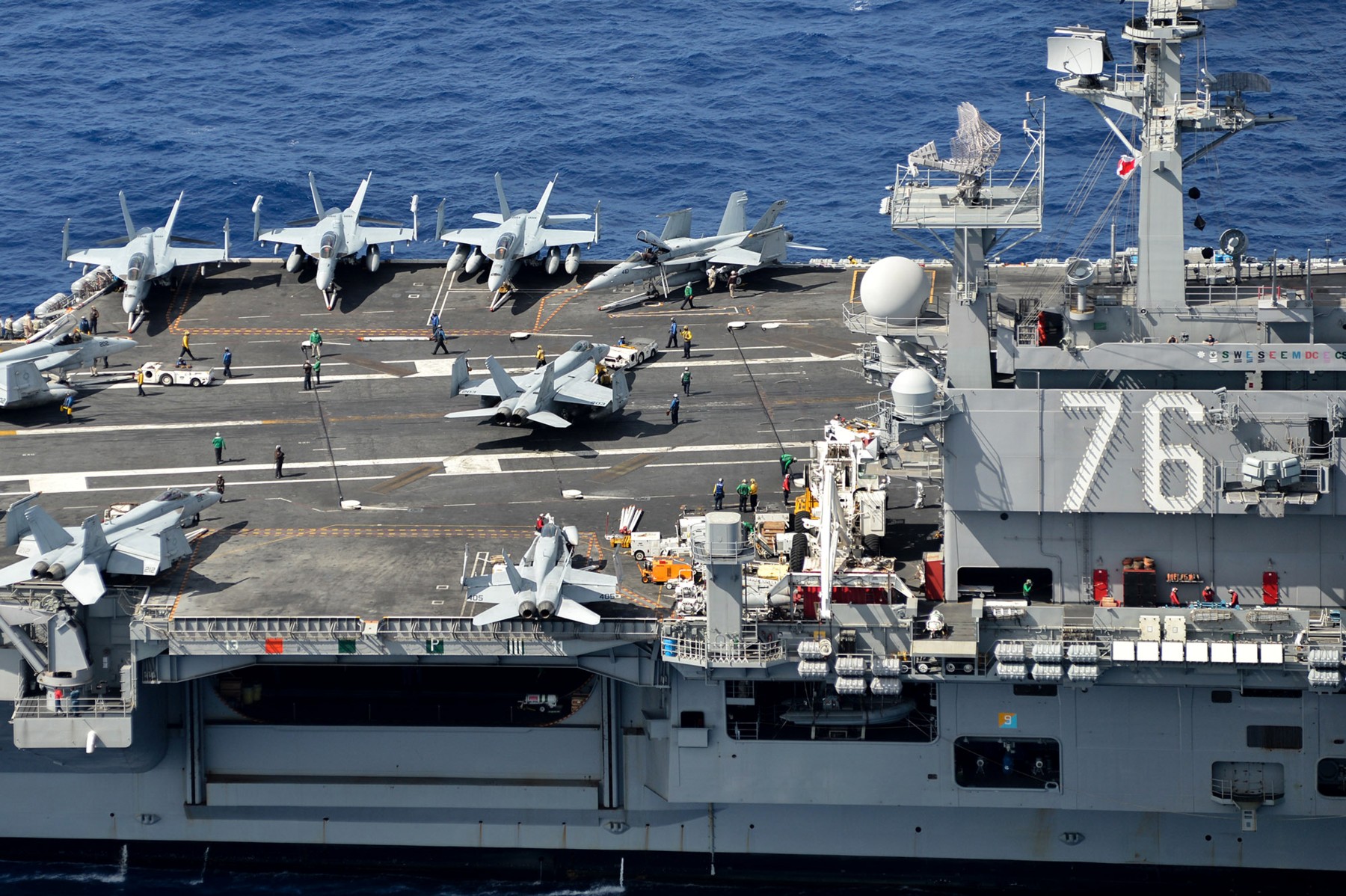 cvn-76 uss ronald reagan aircraft carrier cvw-2 exercise rimpac 2014 49
