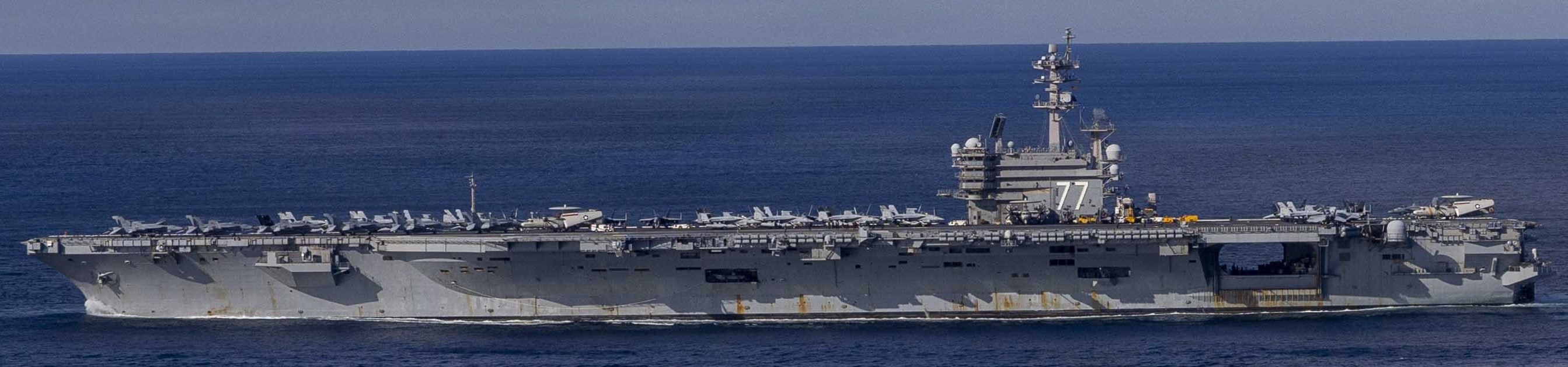 uss george h. w. bush cvn-77 aircraft carrier cvw-7 group sail 2025 131