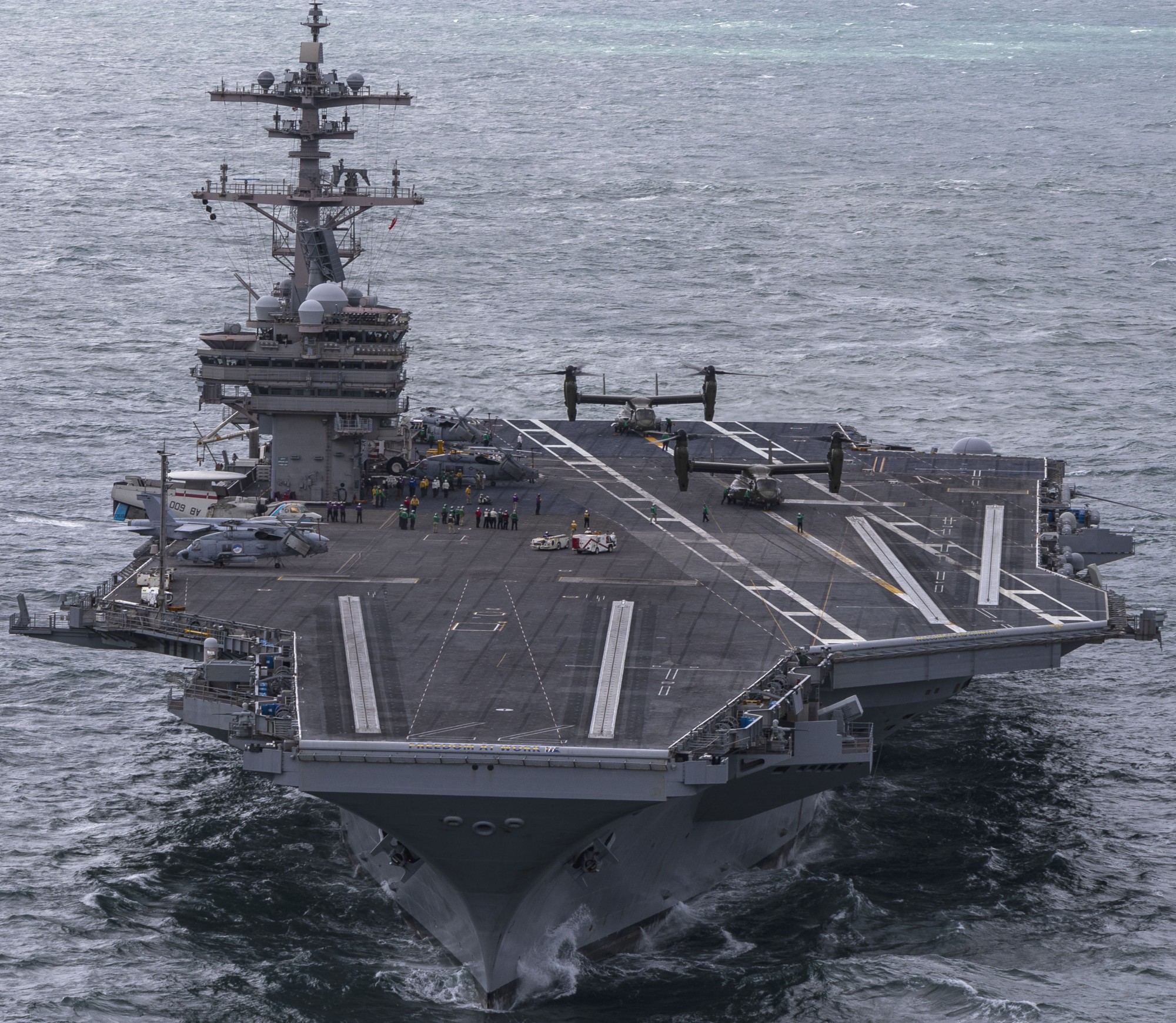cvn-77 uss george h. w. bush aircraft carrier 2025 137