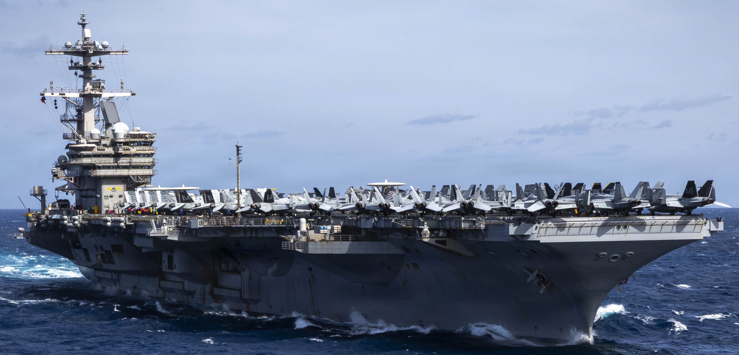 cvn-77 uss george h. w. bush aircraft carrier air wing cvw-7 comptuex 2026 142