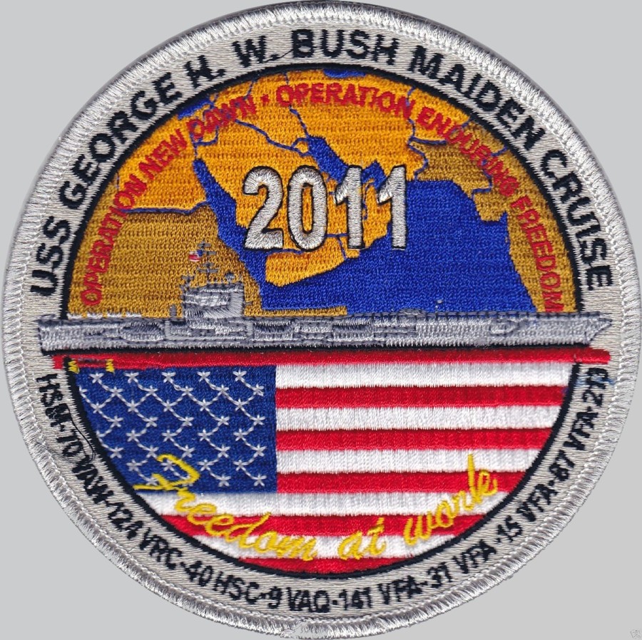 uss george h. w. bush cvn-77 cruise patch 03