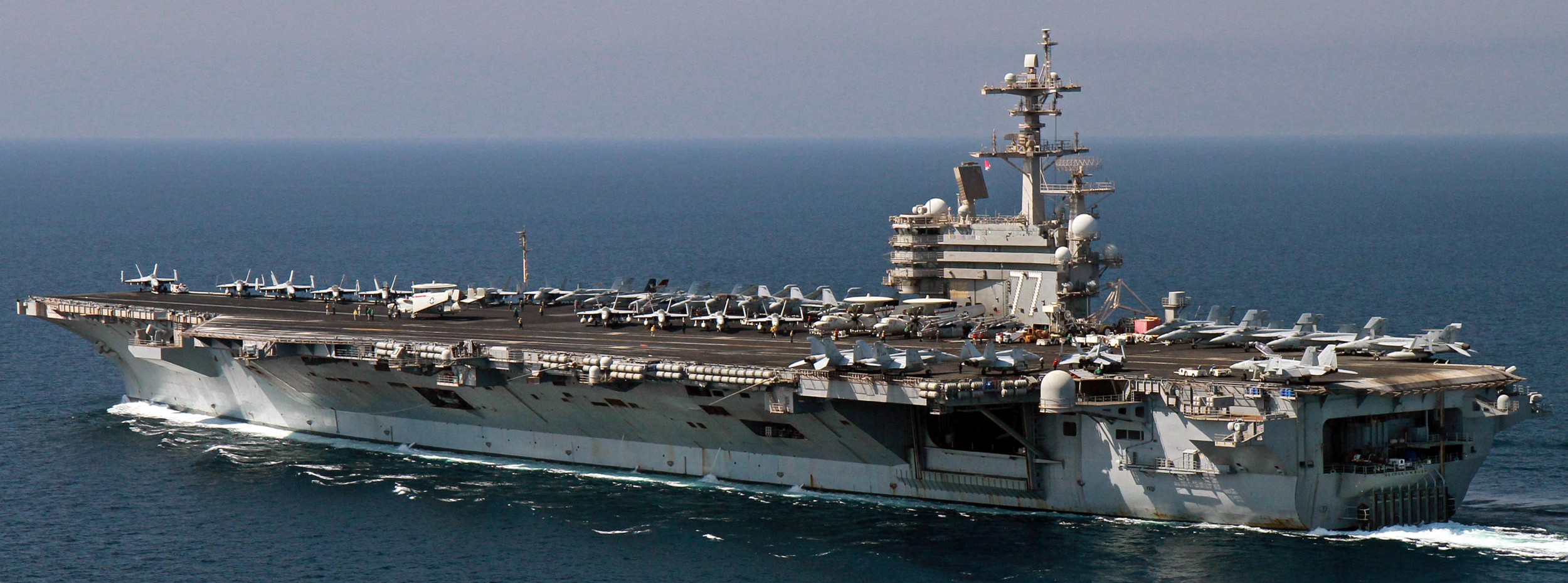 cvn-77 uss george h w bush aircraft carrier cvw-8 arabian gulf 2014 29
