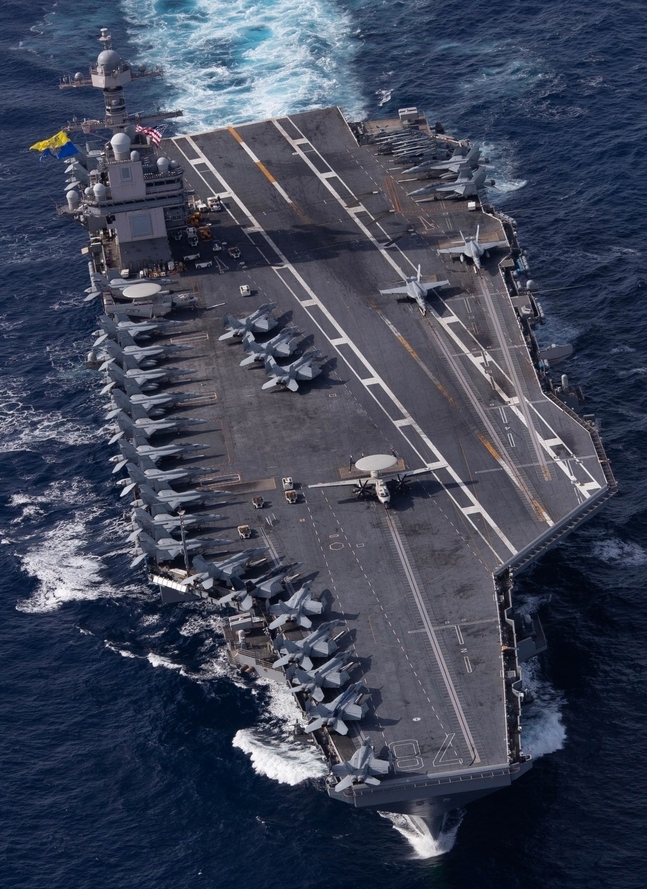 cvn-78 uss gerald r. ford aircraft carrier air wing cvw-8 us navy exercise silent wolverine 2022 atlantic 74
