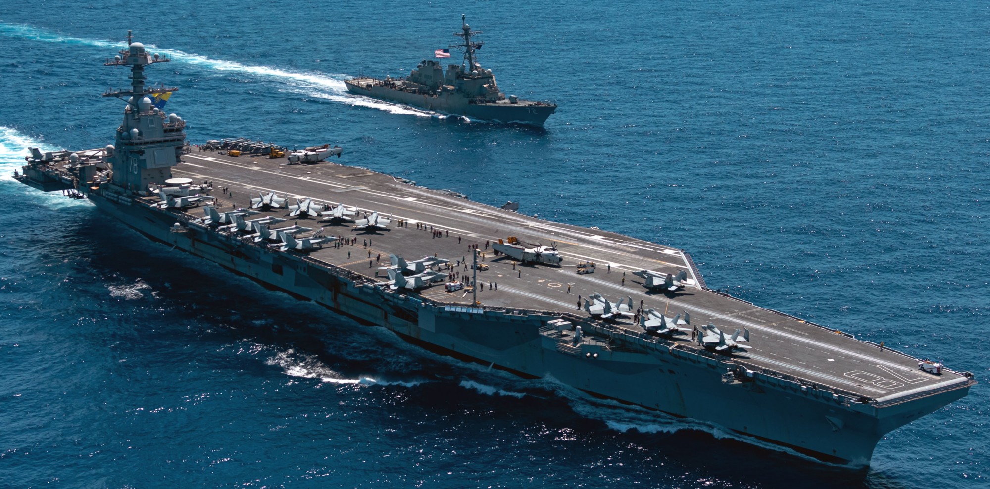 uss gerald r. ford cvn-78 aircraft carrier air wing cvw-8 comptuex 2025 136