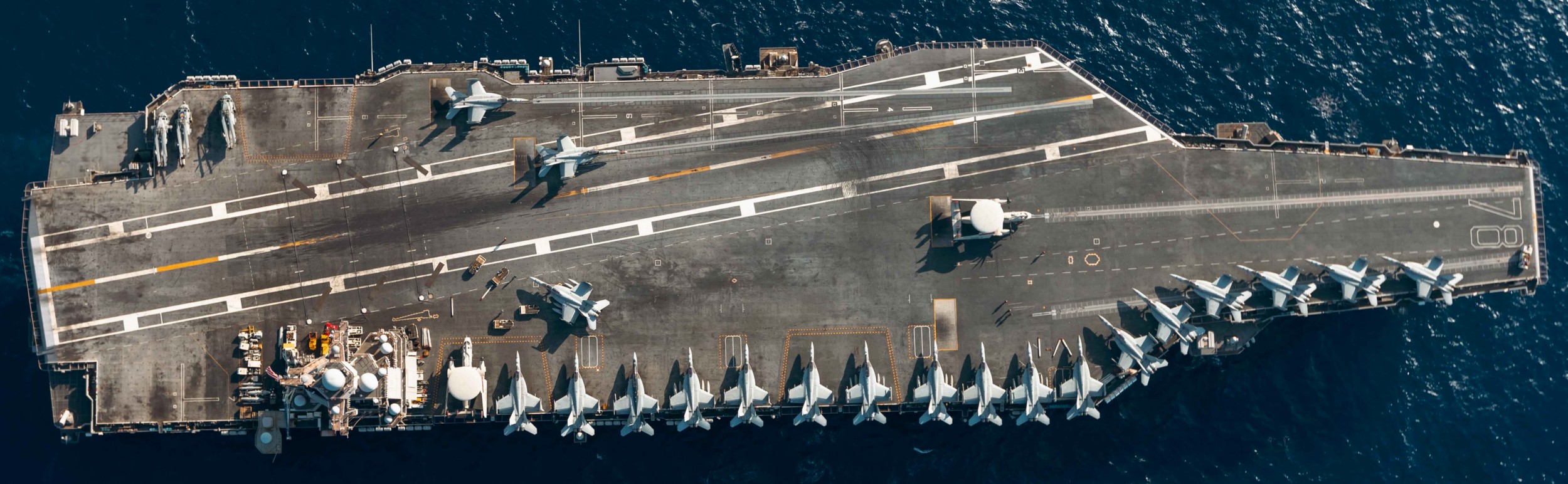 uss gerald r. ford cvn-78 aircraft carrier air wing cvw-8 ionian sea 2025 143