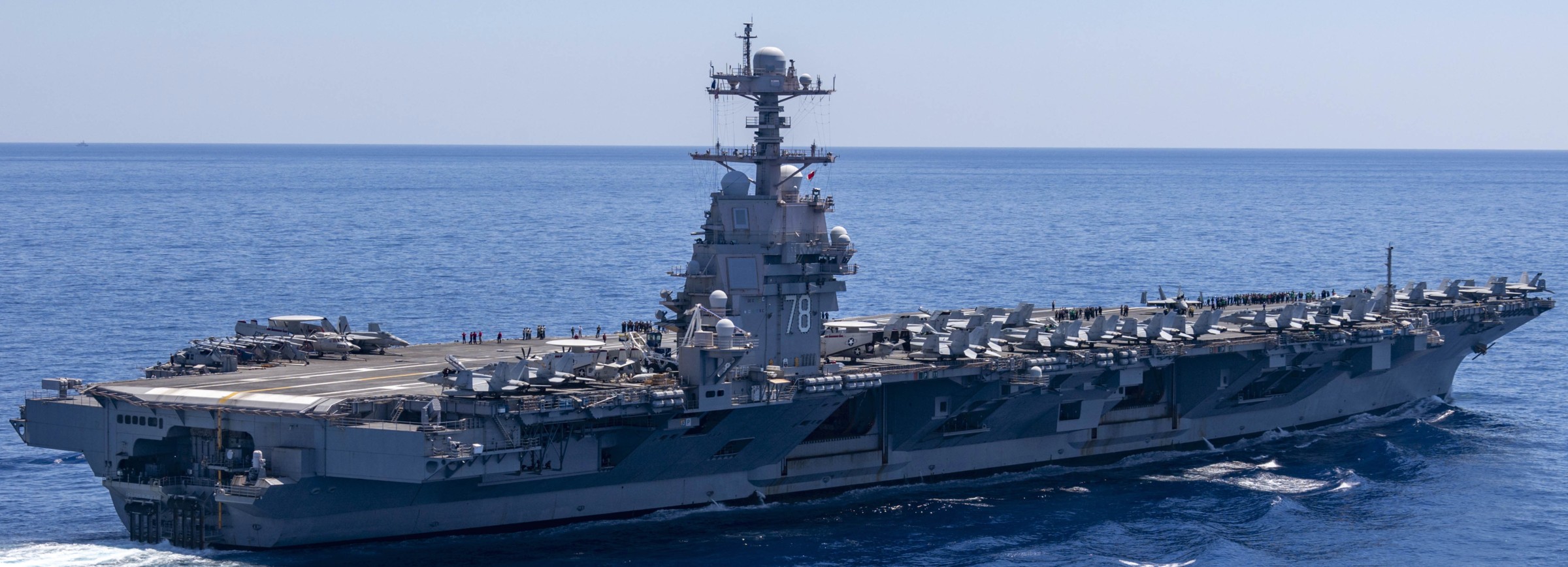 uss gerald r. ford cvn-78 aircraft carrier cvw-8 2025 148