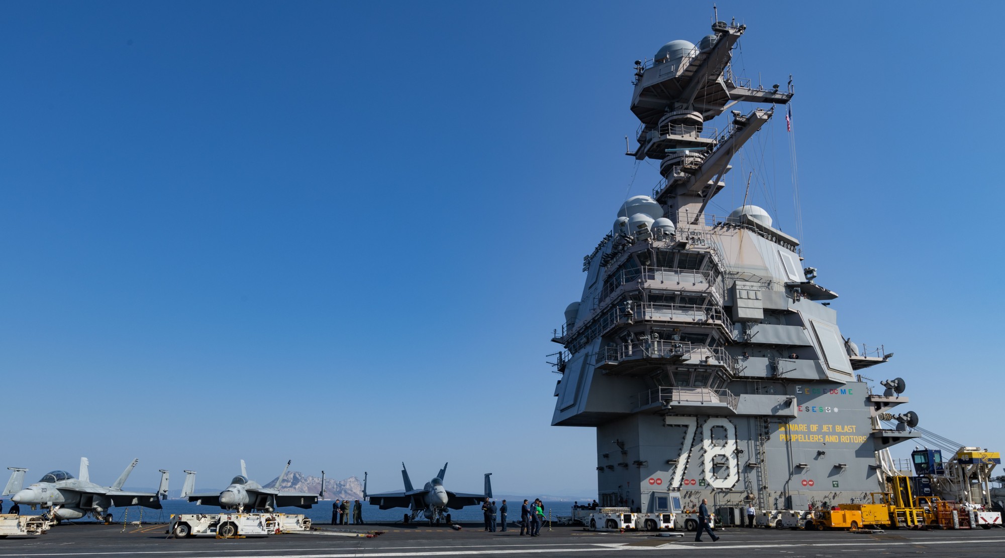 uss gerald r. ford cvn-78 aircraft carrier cvw-8 strait of gibraltar 2025 153
