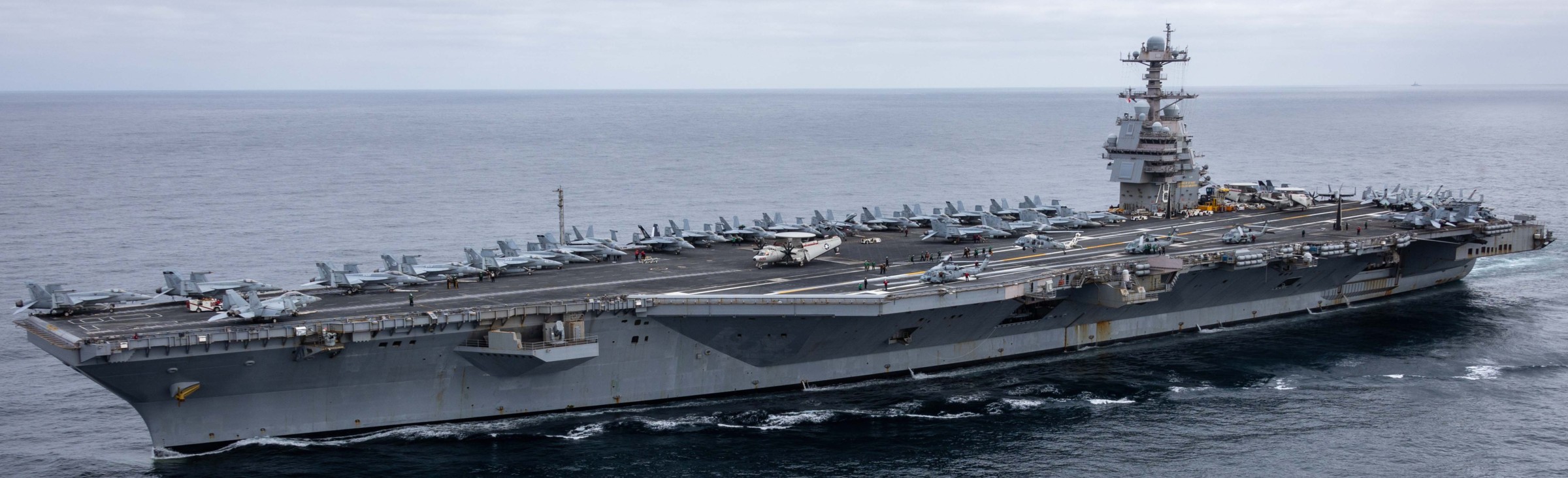 uss gerald r. ford cvn-78 aircraft carrier cvw-8 north sea nato 2025 157