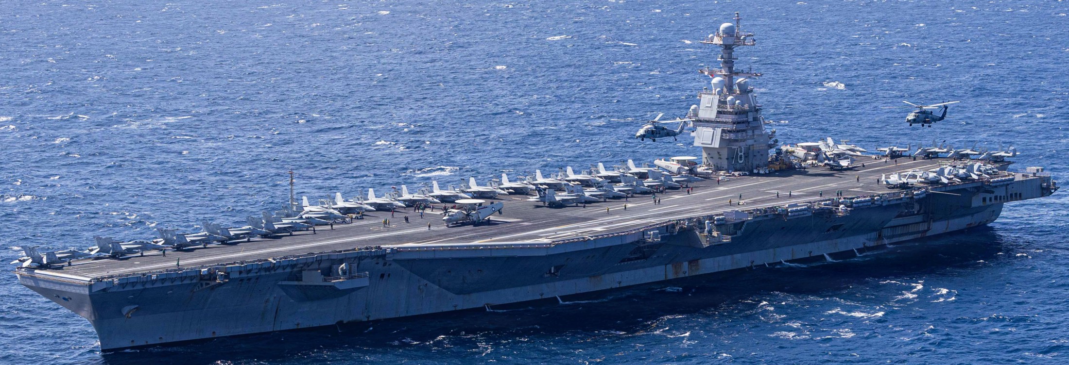 uss gerald r. ford cvn-78 aircraft carrier cvw-8 2026 166
