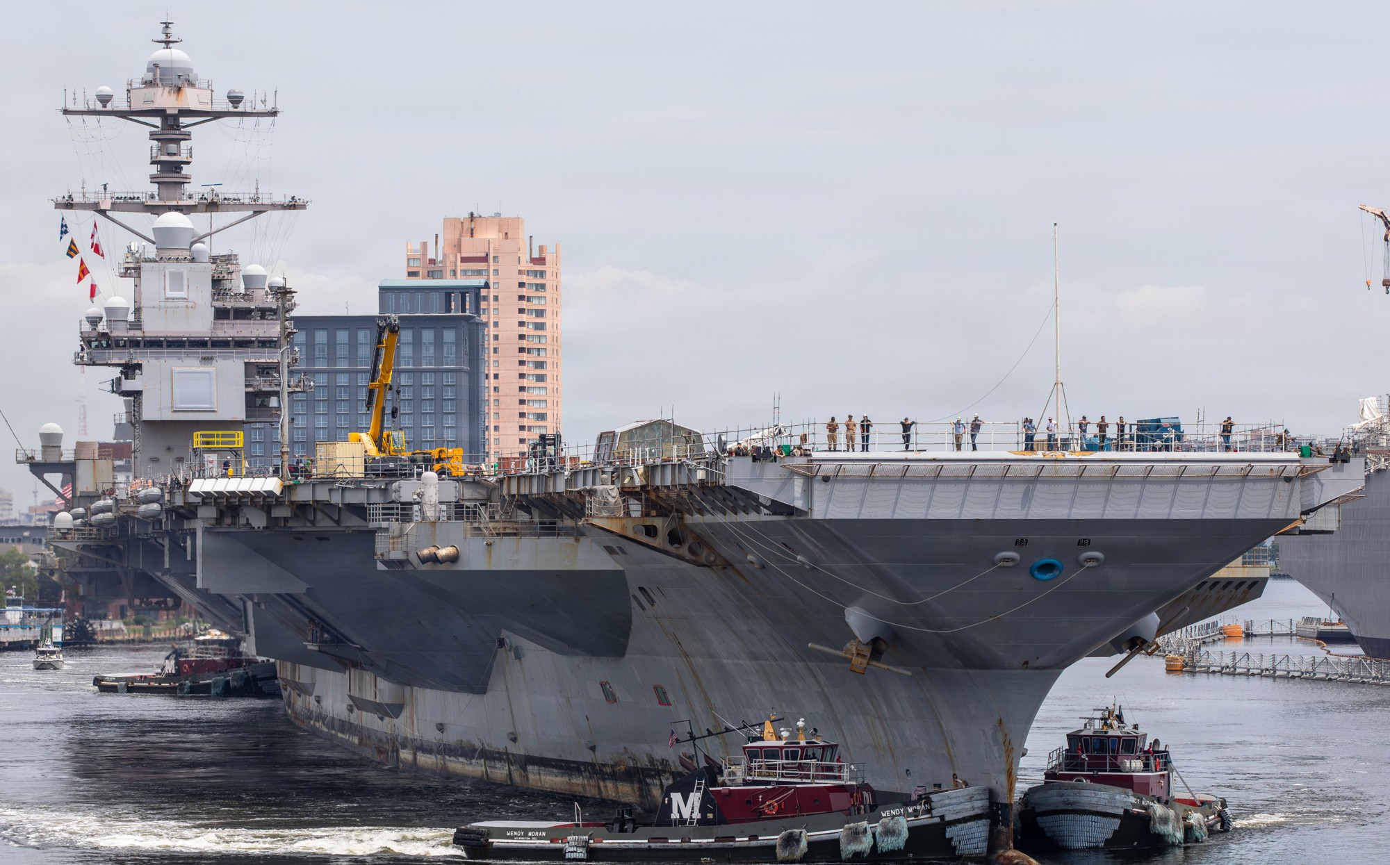 uss gerald r. ford cvn-78 norfolk naval shipyard nnsy planned incremental availability pia 2026 177