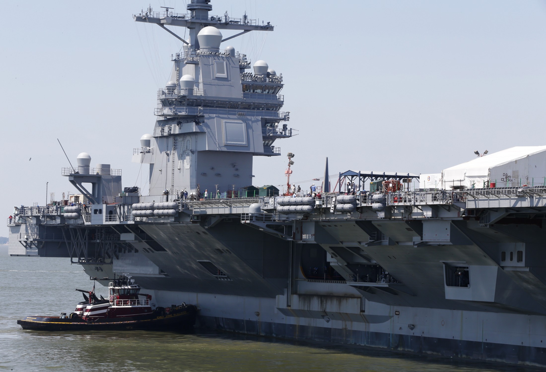 cvn-78 uss gerald r. ford aircraft carrier us navy newport news shipbuilding 2016 26