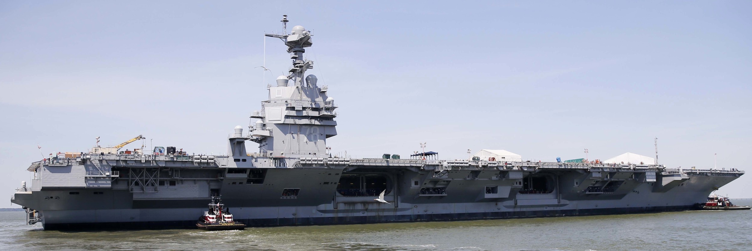 cvn-78 uss gerald r. ford aircraft carrier us navy newport news shipbuilding 2016 29