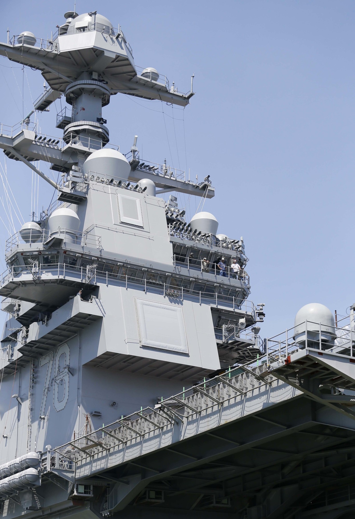 cvn-78 uss gerald r. ford aircraft carrier us navy newport news shipbuilding 2016 34