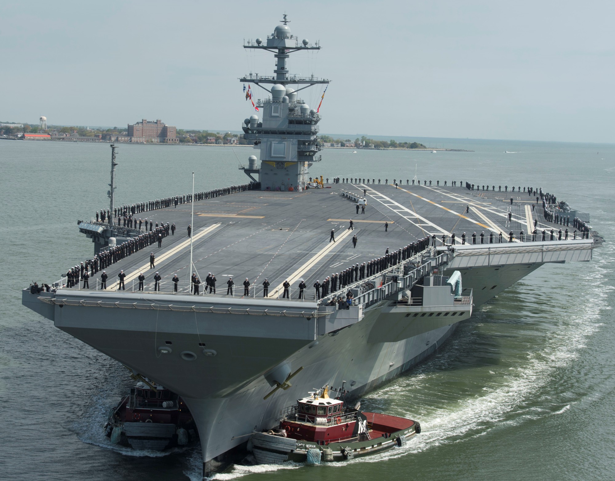 cvn-78 uss gerald r. ford aircraft carrier norfolk virginia 2017 45