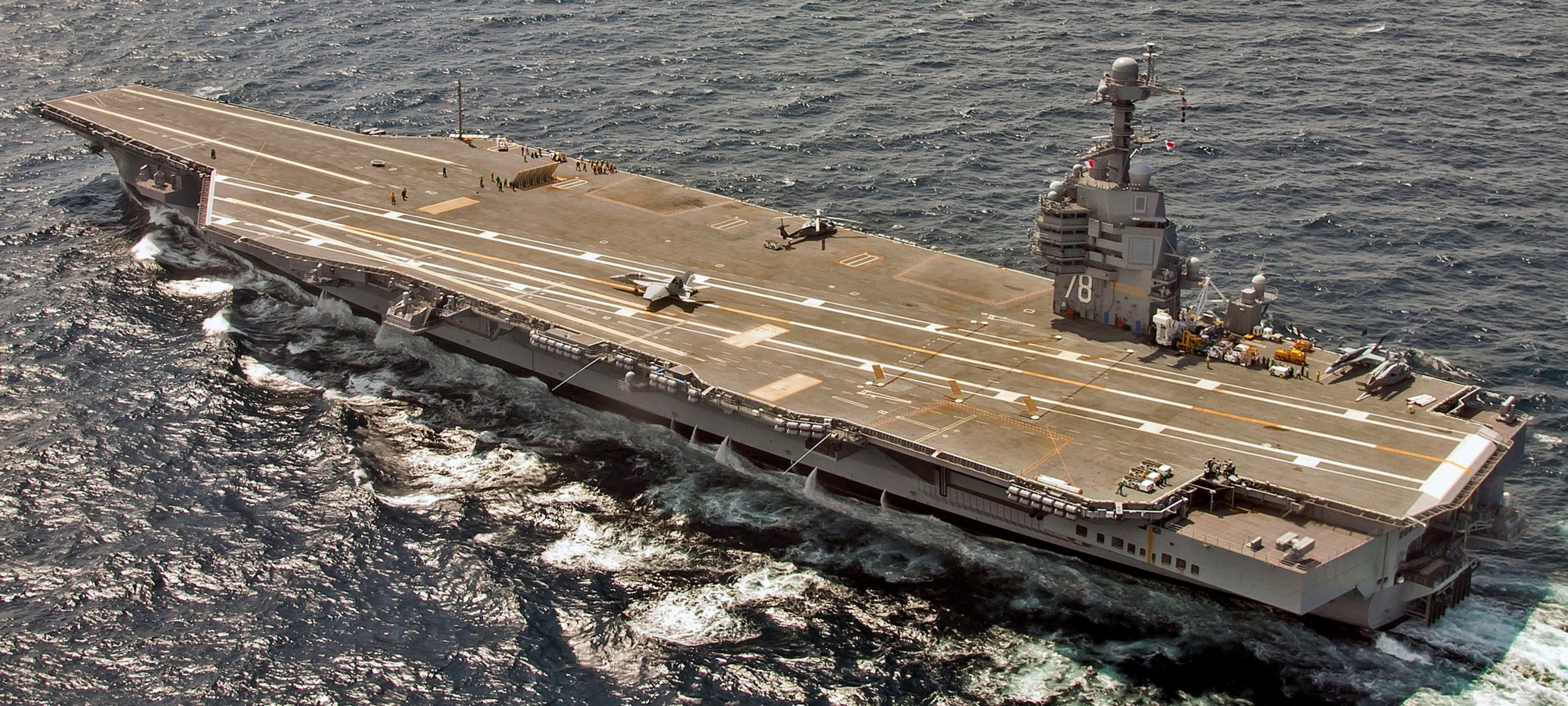 cvn-78 uss gerald r. ford aircraft carrier test and evaluation 2017 61