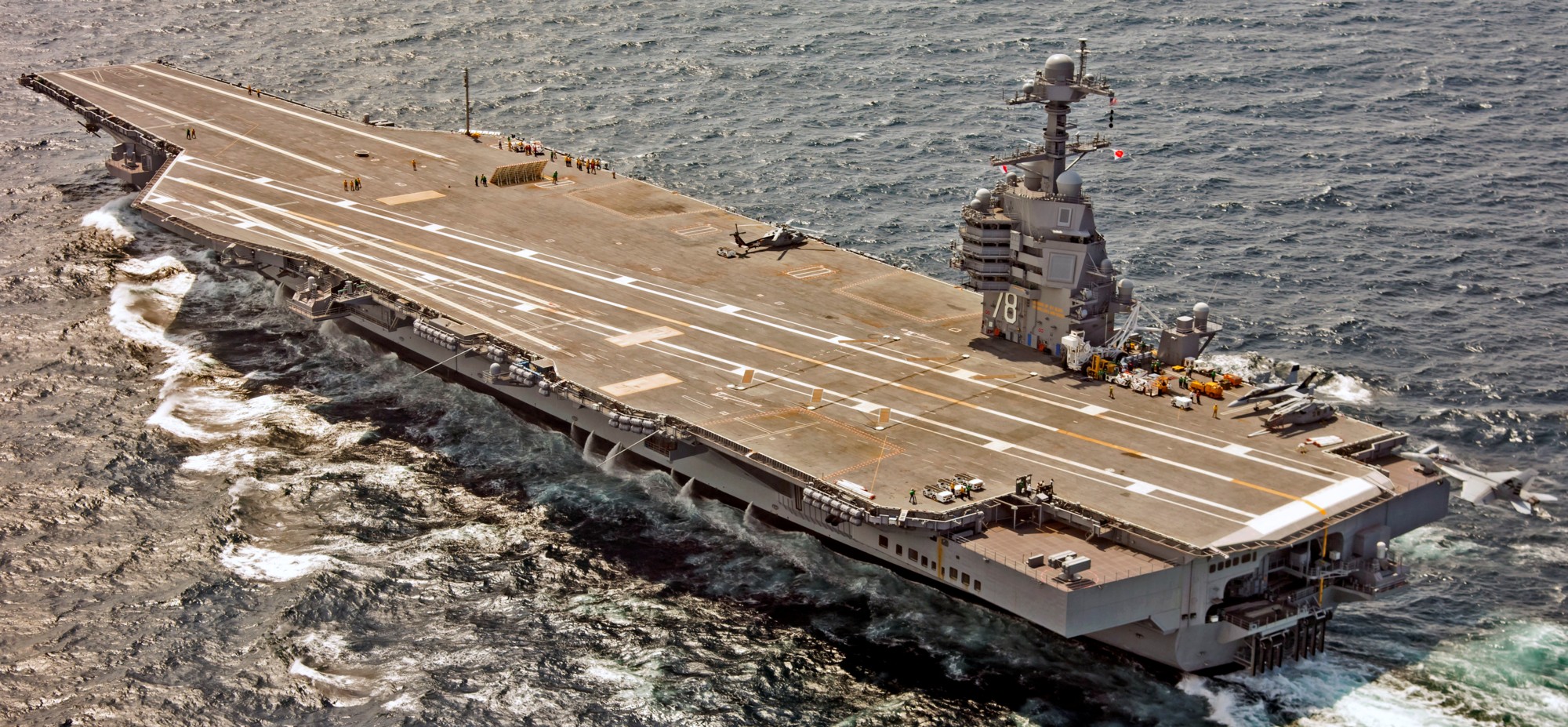 cvn-78 uss gerald r. ford aircraft carrier test and evaluation 2017 62