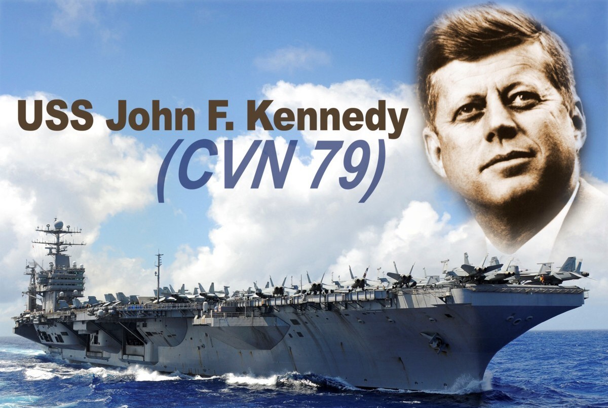 cvn-79 uss pcu john f. kennedy gerald ford class aircraft carrier us navy 14 huntington ingalls newport news