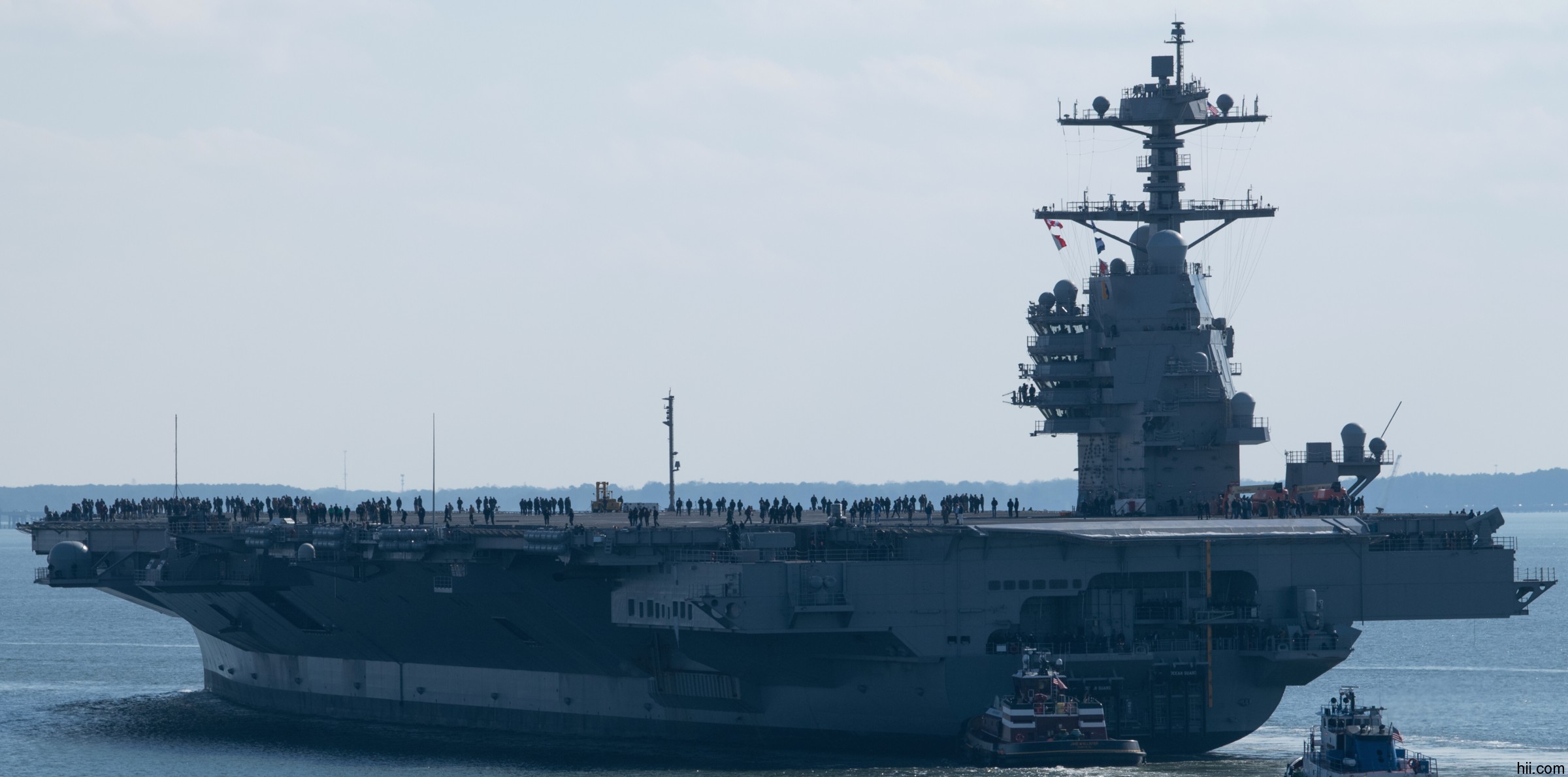 cvn-79 uss john f. kennedy departing newport news for trials 2026 36